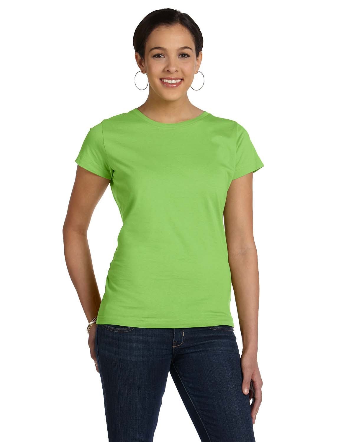 LAT 3516 Ladies' Fine Jersey in Key Lime