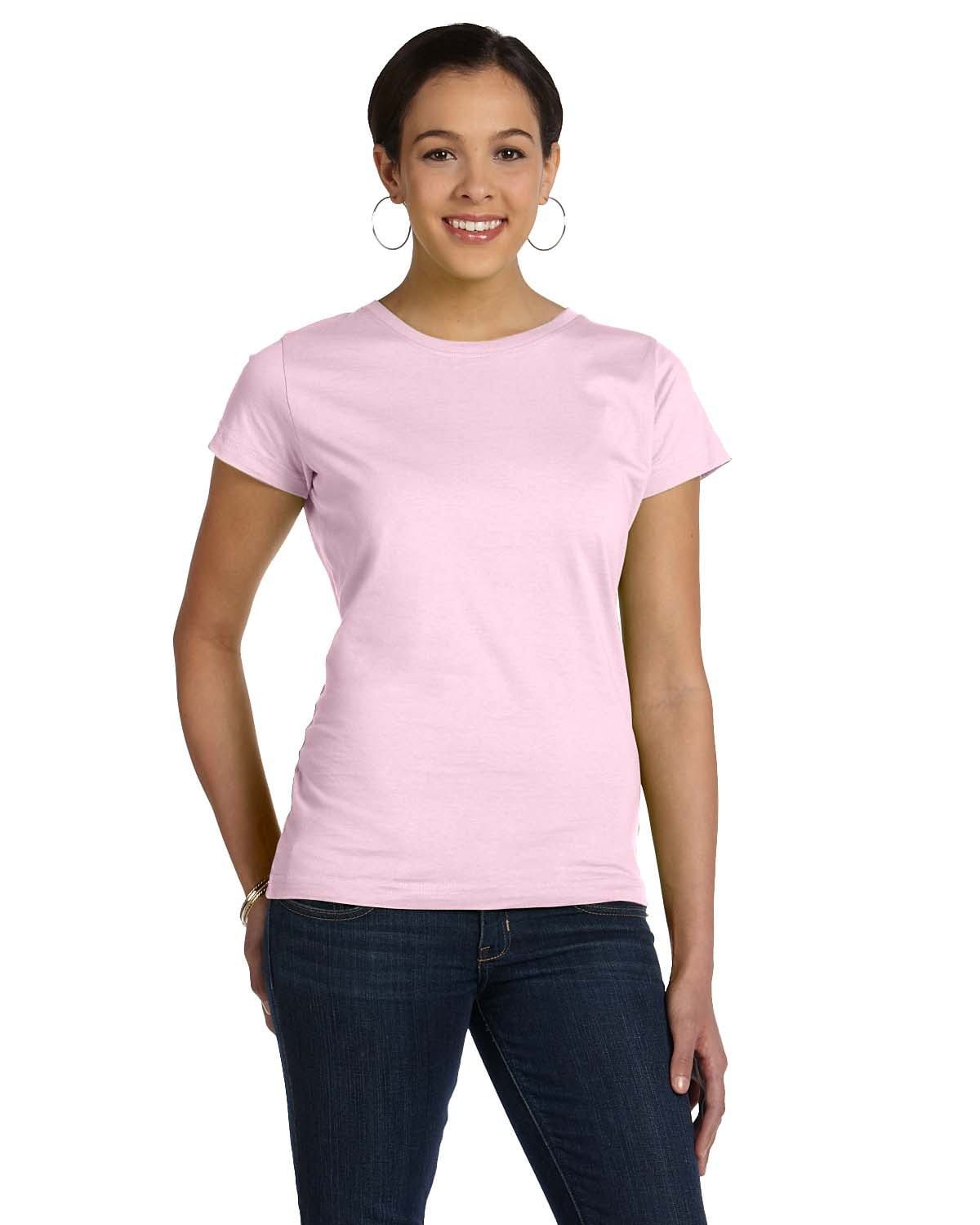 LAT 3516 Ladies' Fine Jersey in Pink