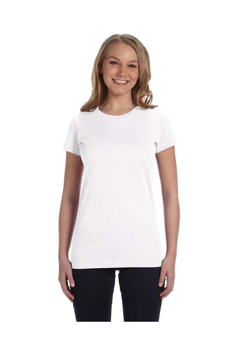 LAT 3616: Ladies' Junior Fit Fine Jersey T-Shirt, Basic Colors