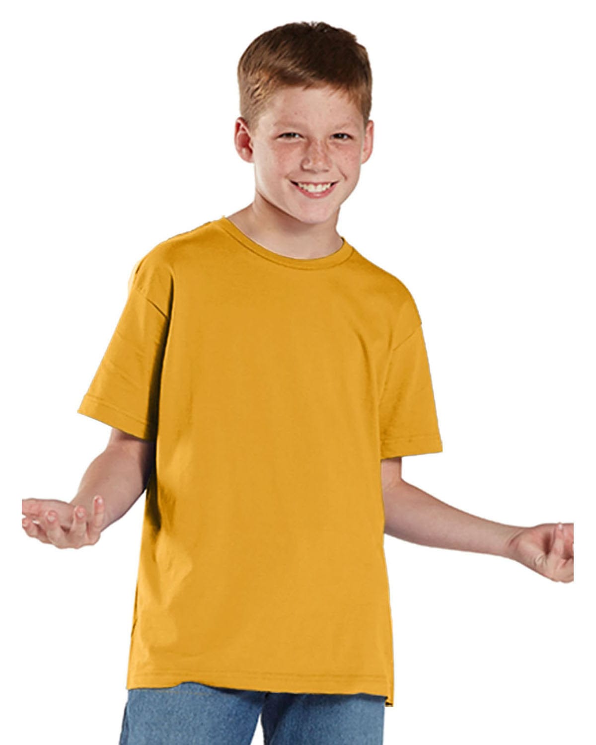 LAT T-Shirts XS / Gold LAT 6101 Youth Fine Jersey T-Shirt, Basic Colors