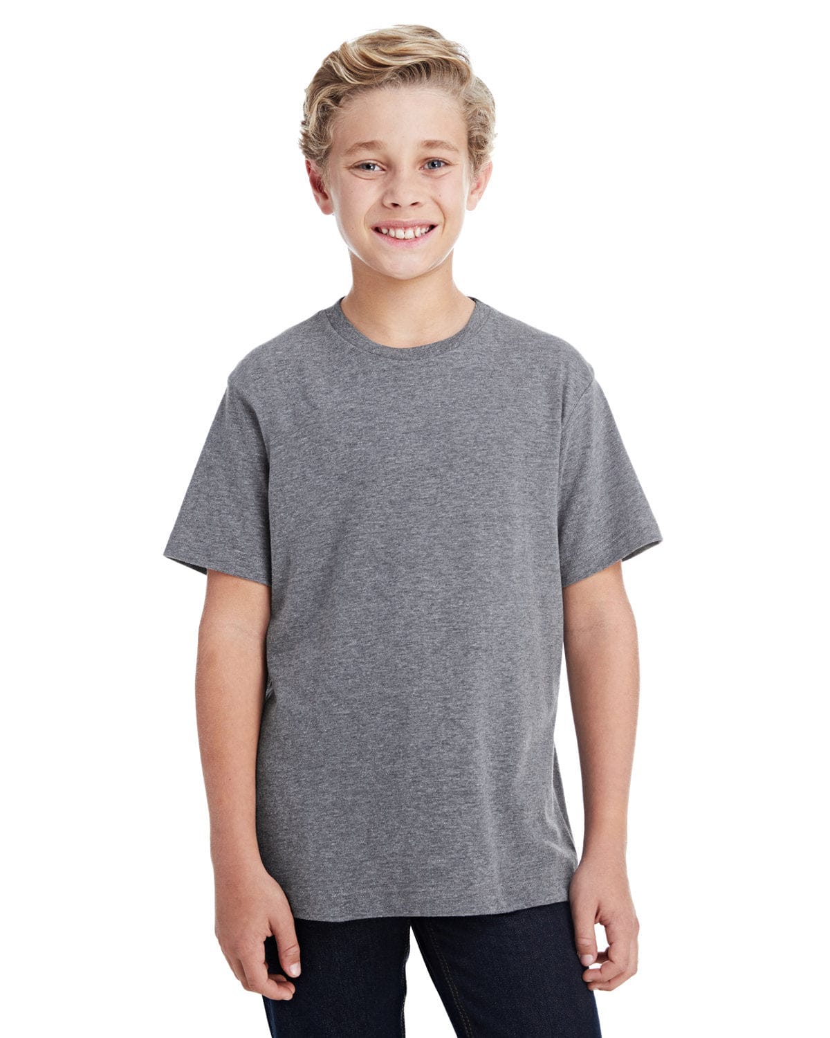 LAT T-Shirts XS / Granite Heather LAT 6101 Youth Fine Jersey T-Shirt, Basic Colors