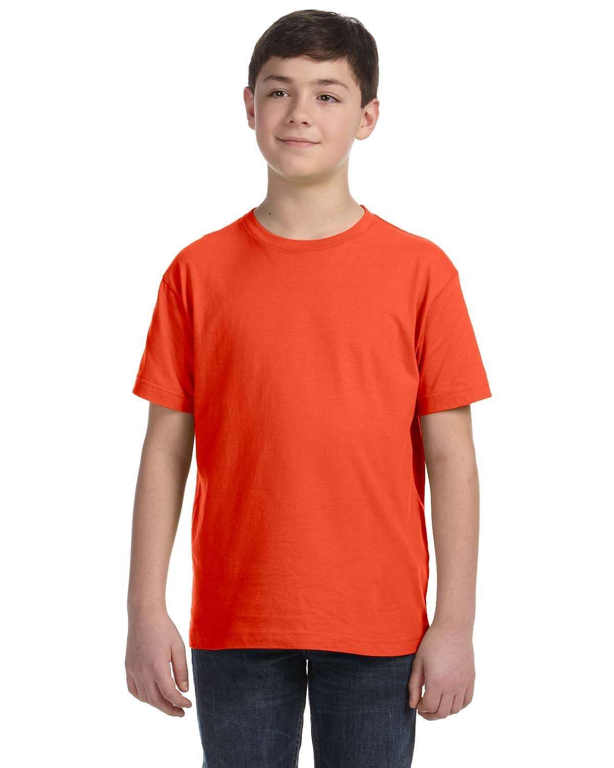 LAT T-Shirts XS / Orange LAT 6101 Youth Fine Jersey T-Shirt, Basic Colors