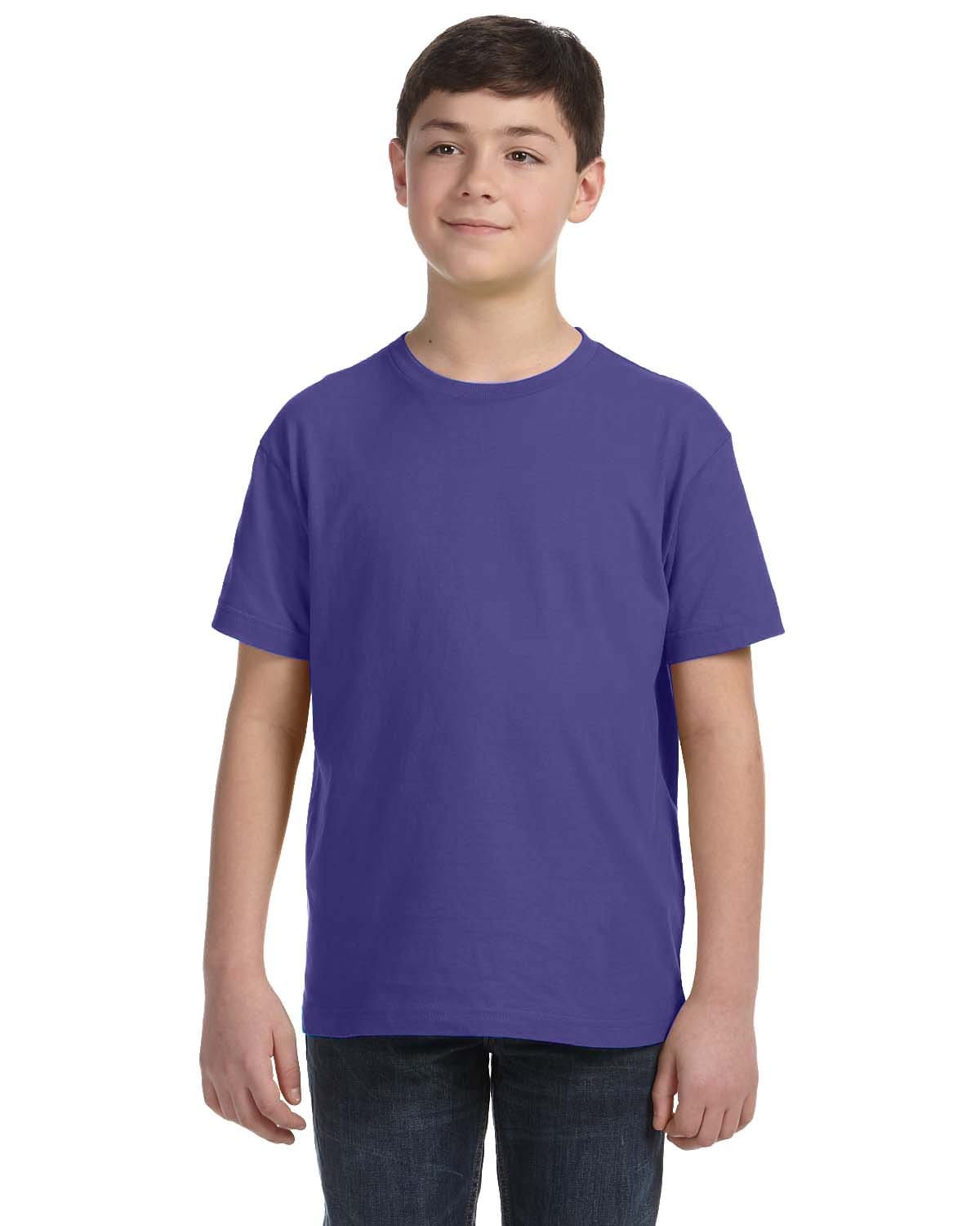 LAT T-Shirts XS / Purple LAT 6101 Youth Fine Jersey T-Shirt, Basic Colors