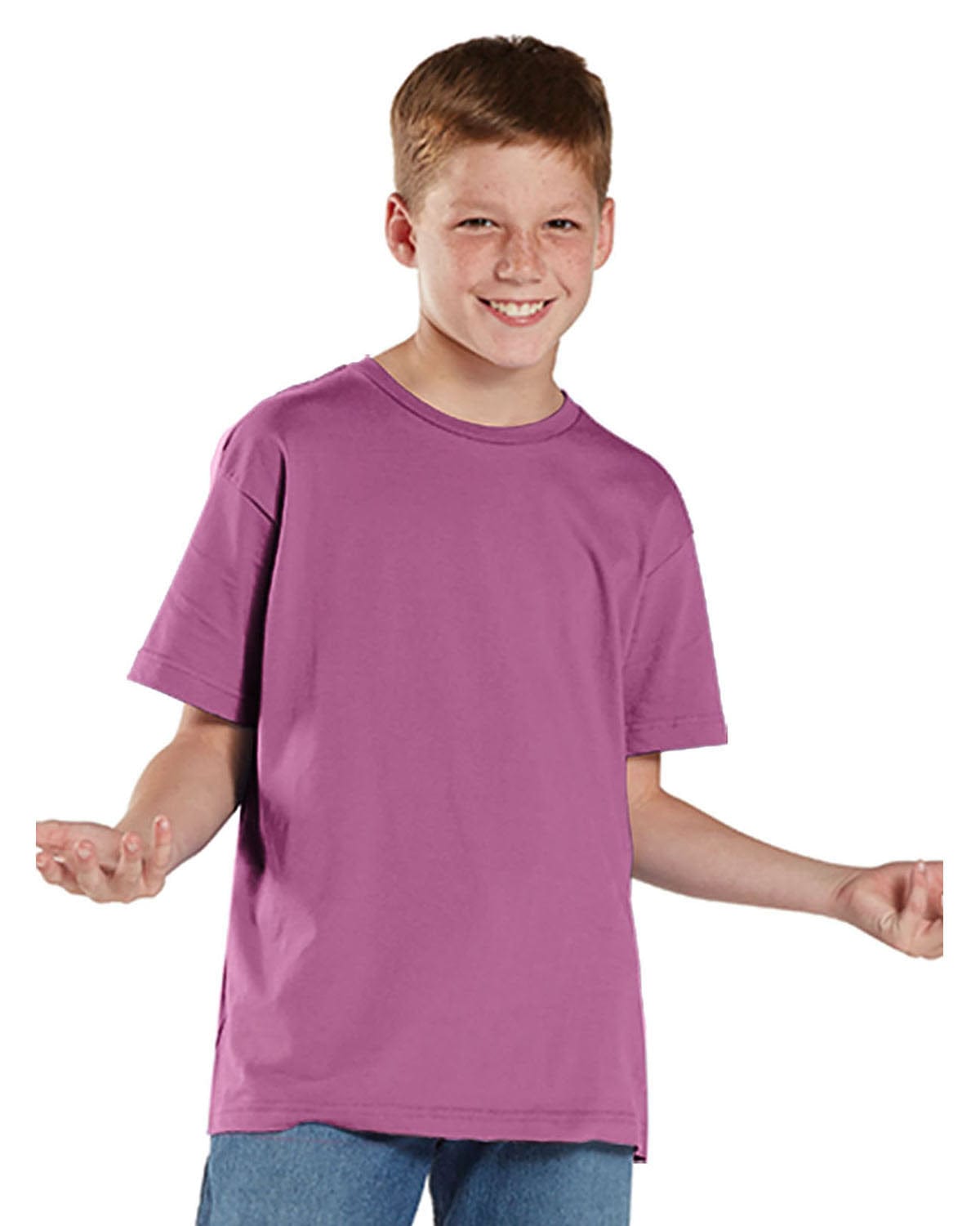 LAT T-Shirts XS / Raspberry LAT 6101 Youth Fine Jersey T-Shirt, Basic Colors