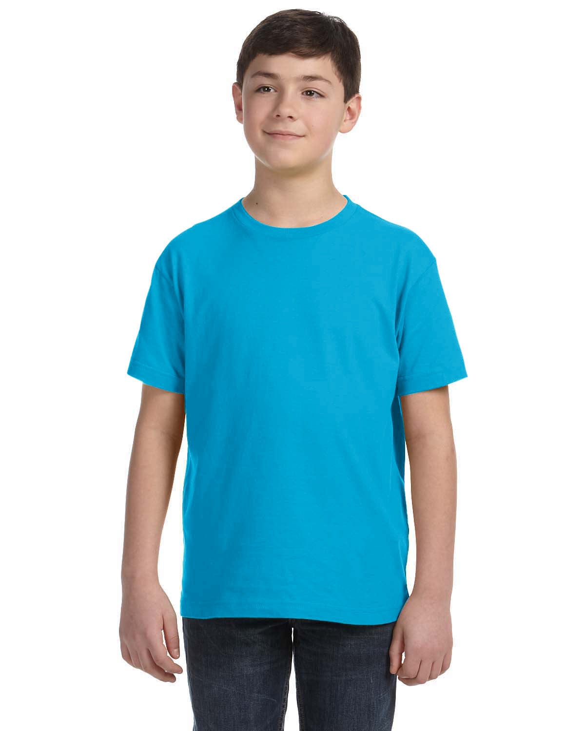 LAT T-Shirts XS / Turquoise LAT 6101 Youth Fine Jersey T-Shirt, Basic Colors