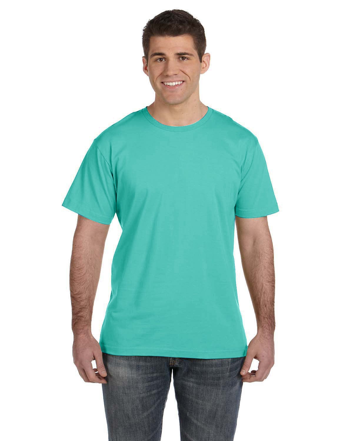 LAT T-Shirts S / Caribbean LAT 6901 Men's Fine Jersey T-Shirt, Traditional Colors
