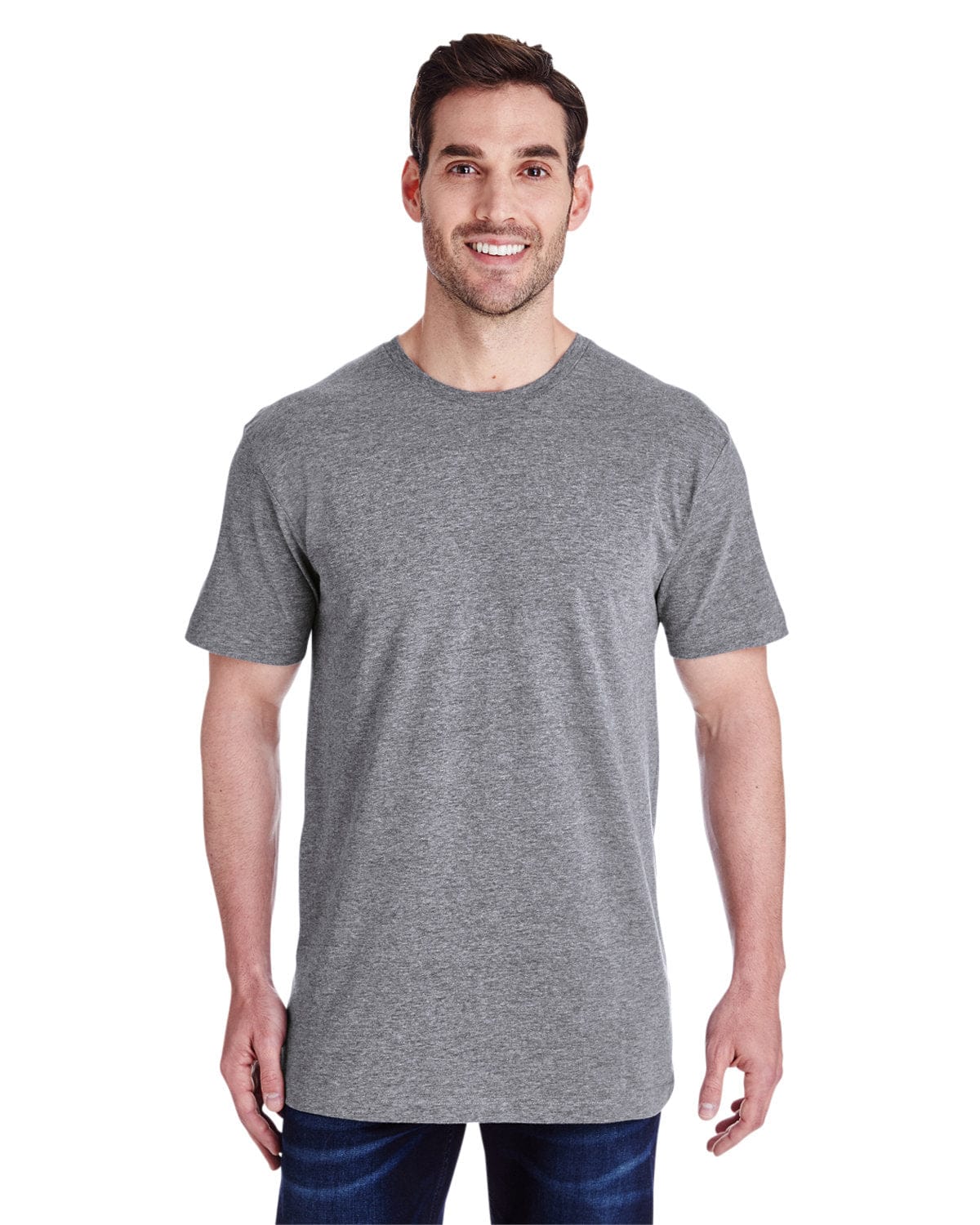 LAT T-Shirts XS / Granite Heather LAT 6901 Men's Fine Jersey T-Shirt, Traditional Colors