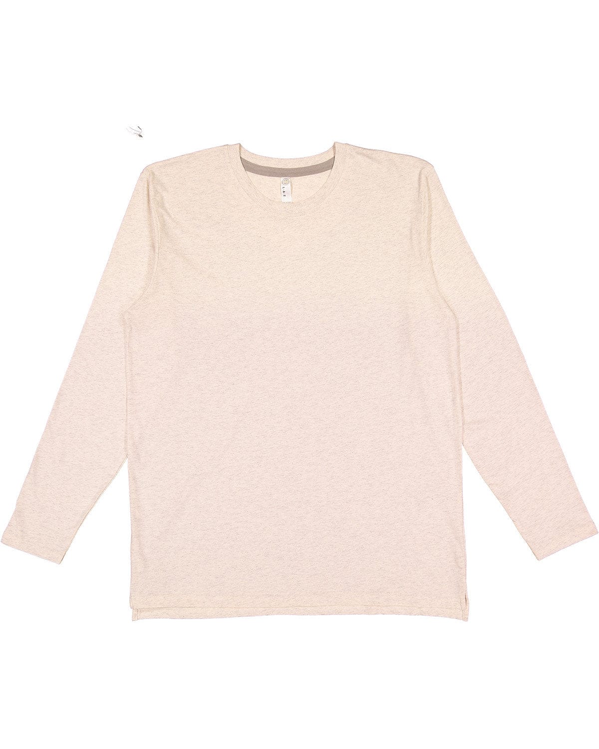 LAT T-Shirts S / Nat Hthr/ Titanm LAT 6918 Men's Fine Jersey Long-Sleeve