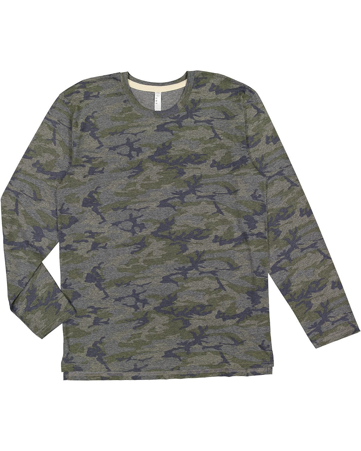 LAT T-Shirts S / Vin Camo/ Naturl LAT 6918 Men's Fine Jersey Long-Sleeve