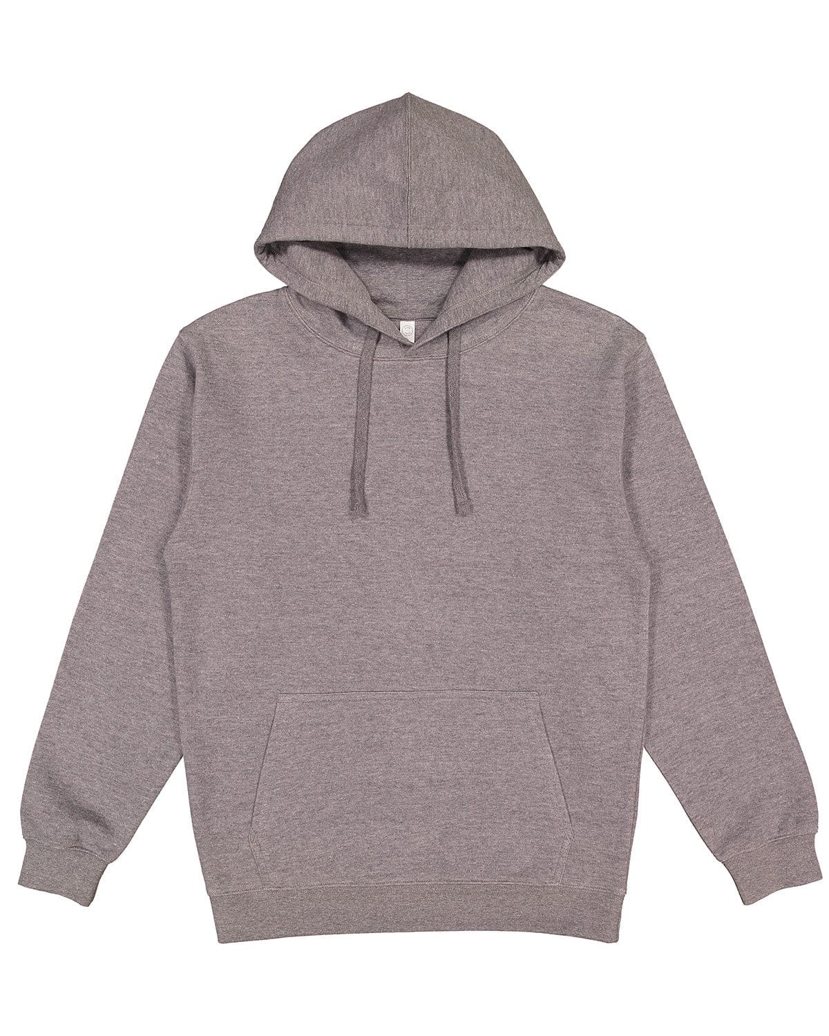 LAT 6926 Adult Pullover Fleece Hoodie in Granite Heather