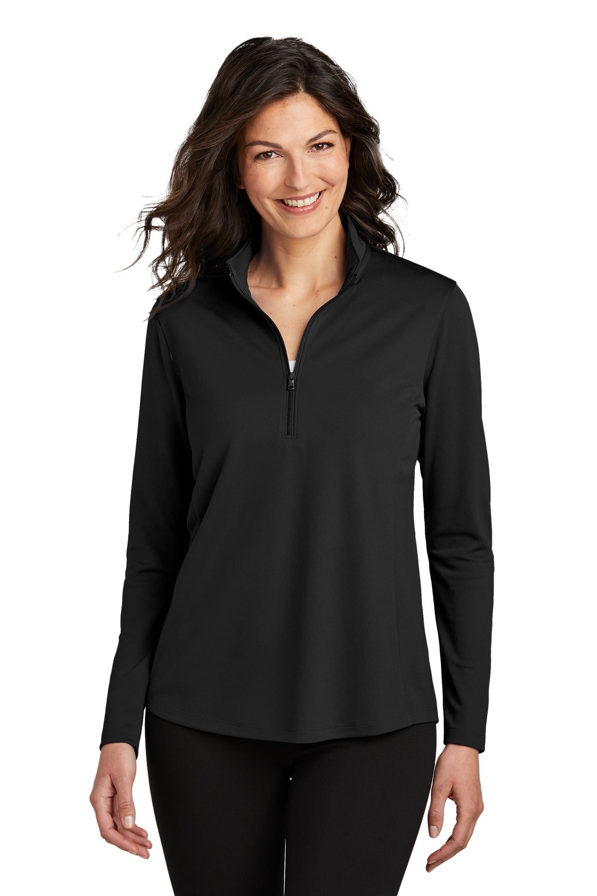 Port Authority LK112: Ladies Dry Zone UV Micro-Mesh 1/4-Zip