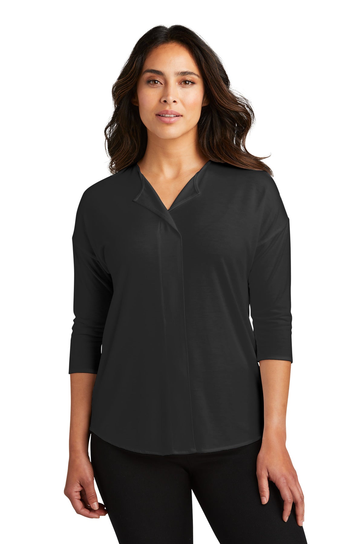 Port Authority ®  Ladies Concept 3/4-Sleeve Soft Split Neck Top. LK5433