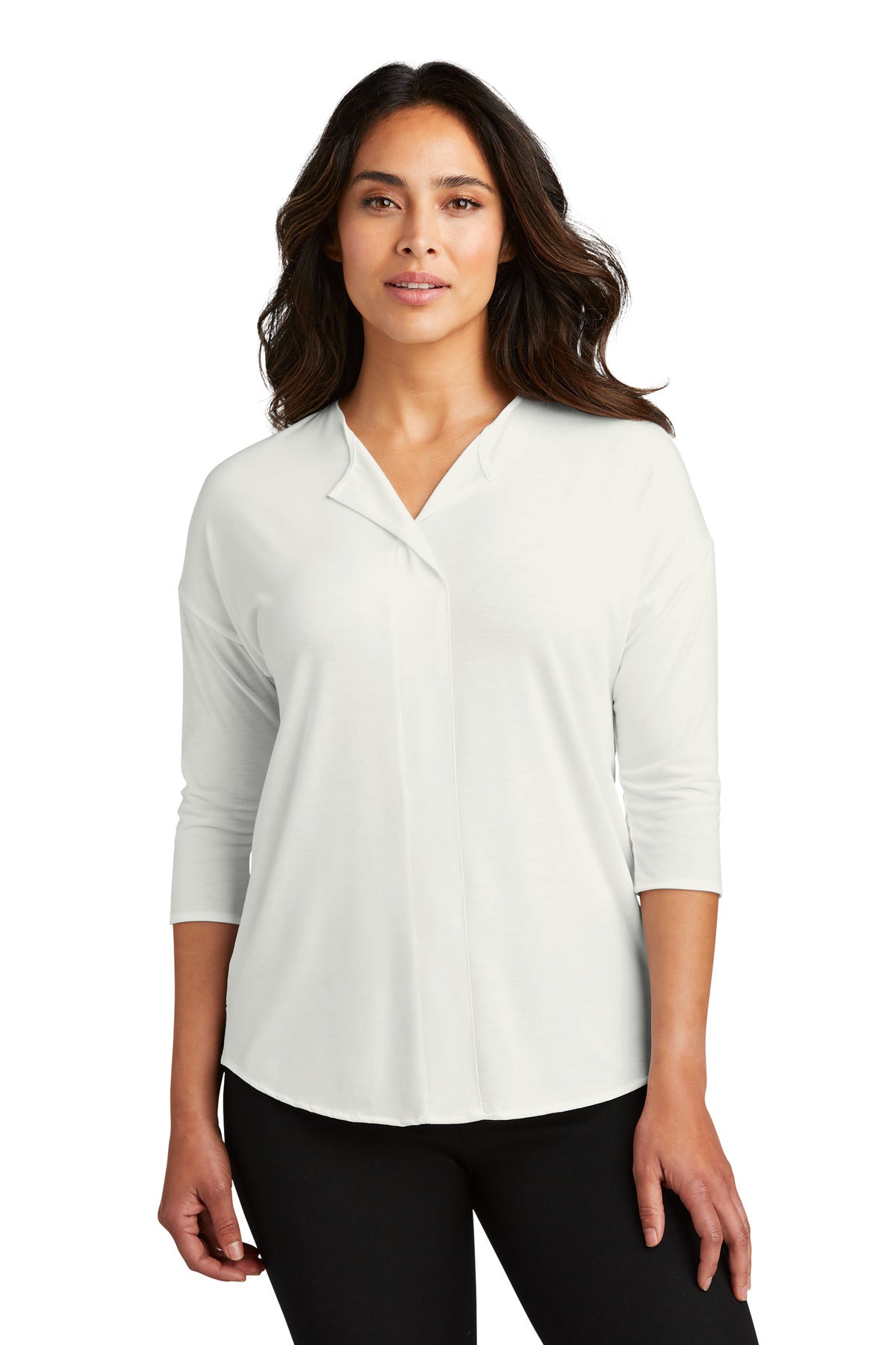 Port Authority ®  Ladies Concept 3/4-Sleeve Soft Split Neck Top. LK5433