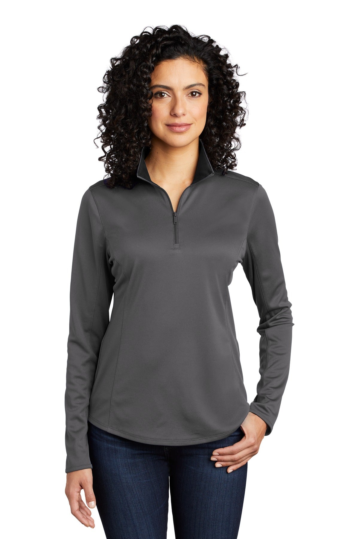 Port Authority  ®  Ladies Silk Touch  ™  Performance 1/4-Zip LK584