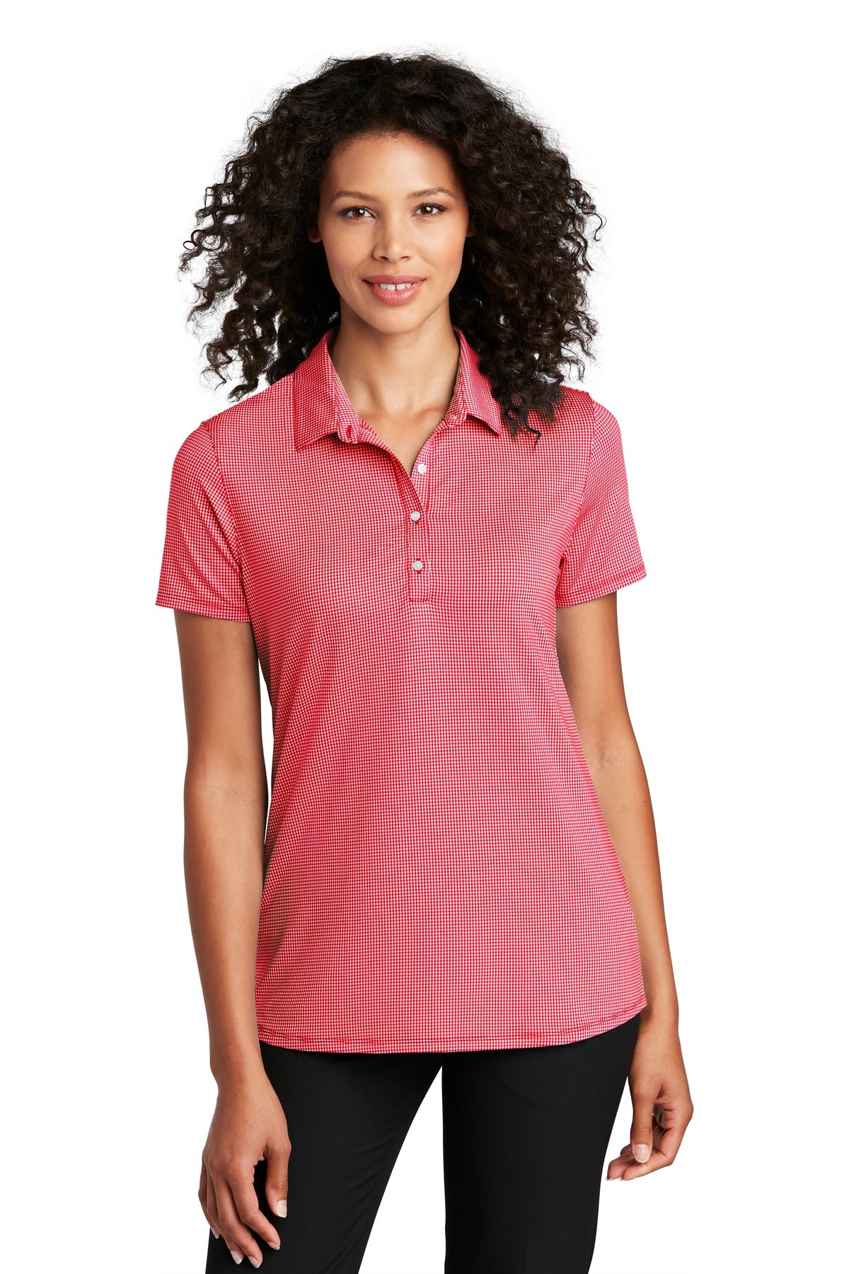 Port Authority  ®  Ladies Gingham Polo LK646