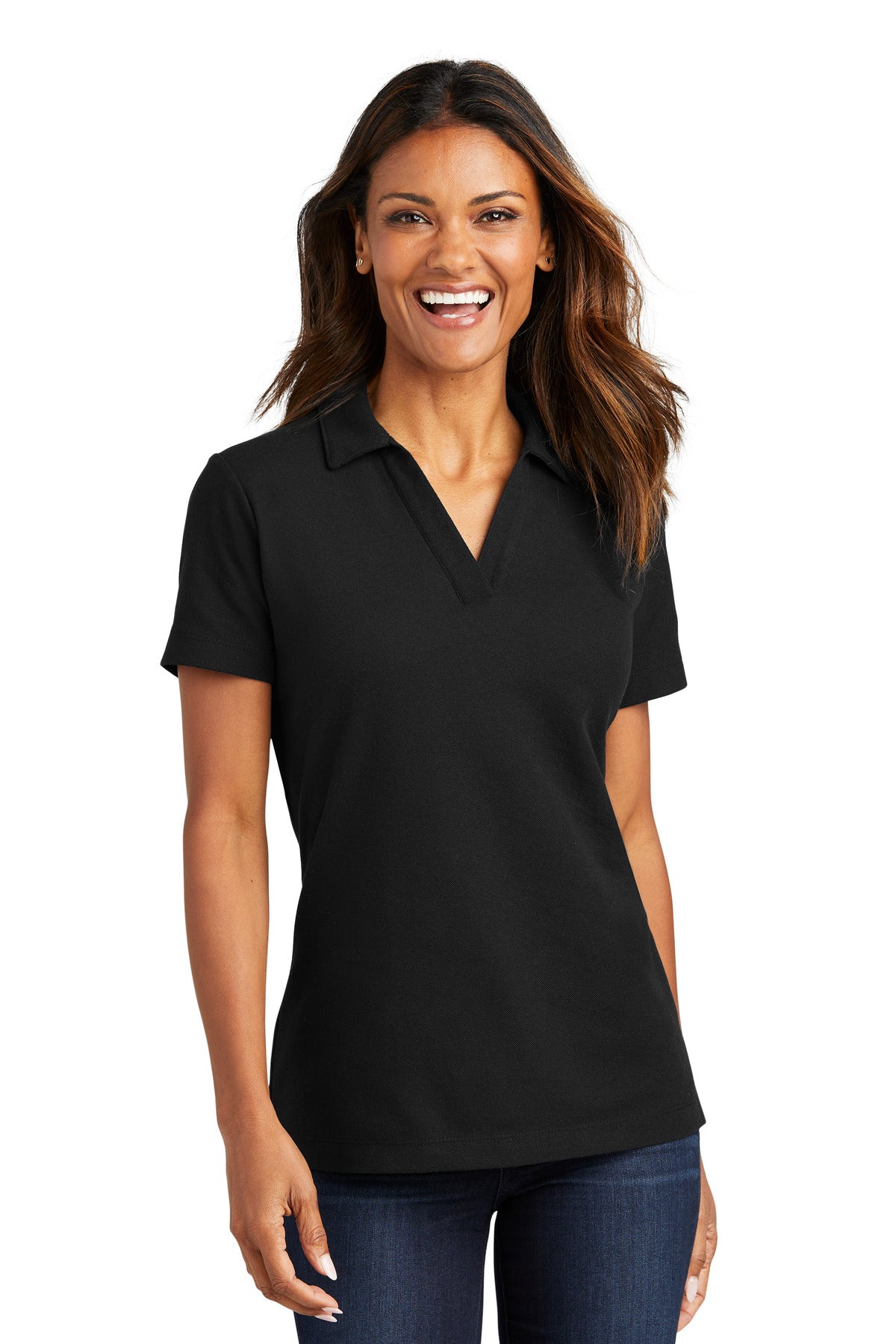 Port Authority LK867: Ladies C-FREE Cotton Blend Pique Polo