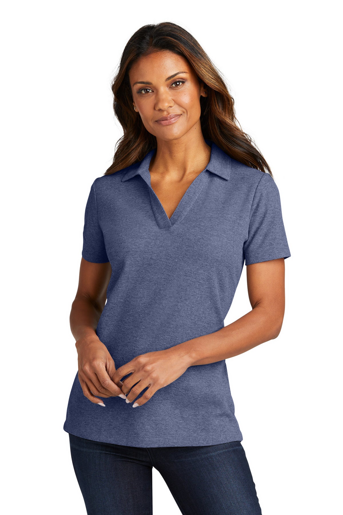Port Authority LK867: Ladies C-FREE Cotton Blend Pique Polo