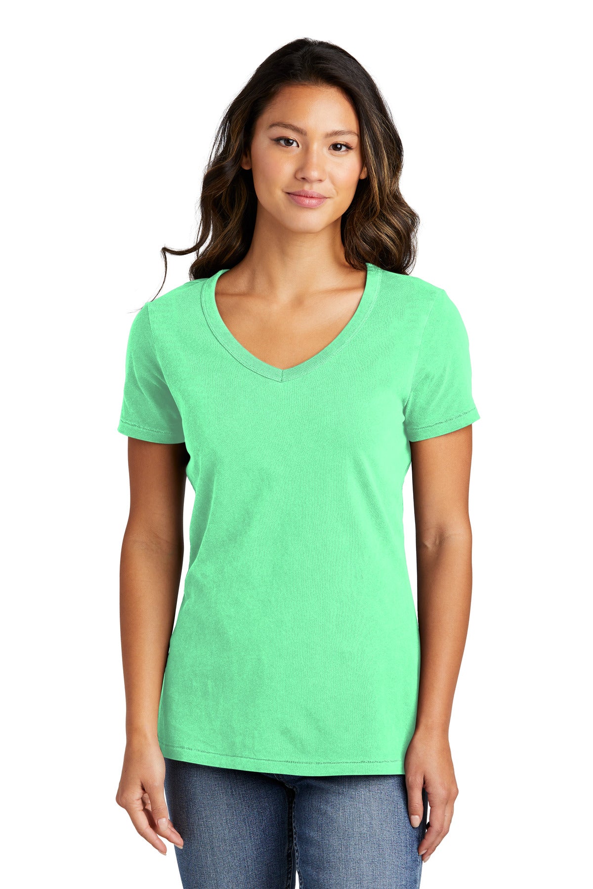 Port & Company LPC099V: Ladies Beach Wash Garment-Dyed V-Neck Tee