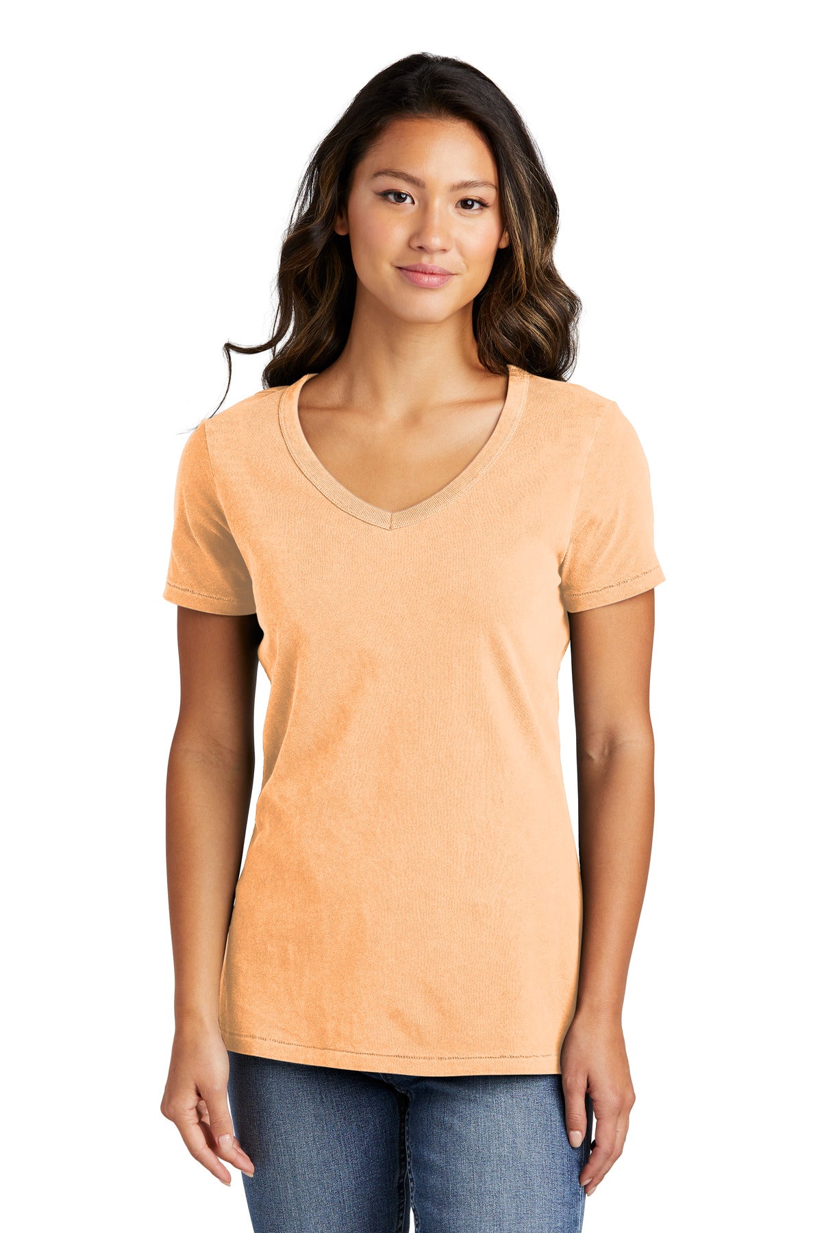 Port & Company LPC099V: Ladies Beach Wash Garment-Dyed V-Neck Tee