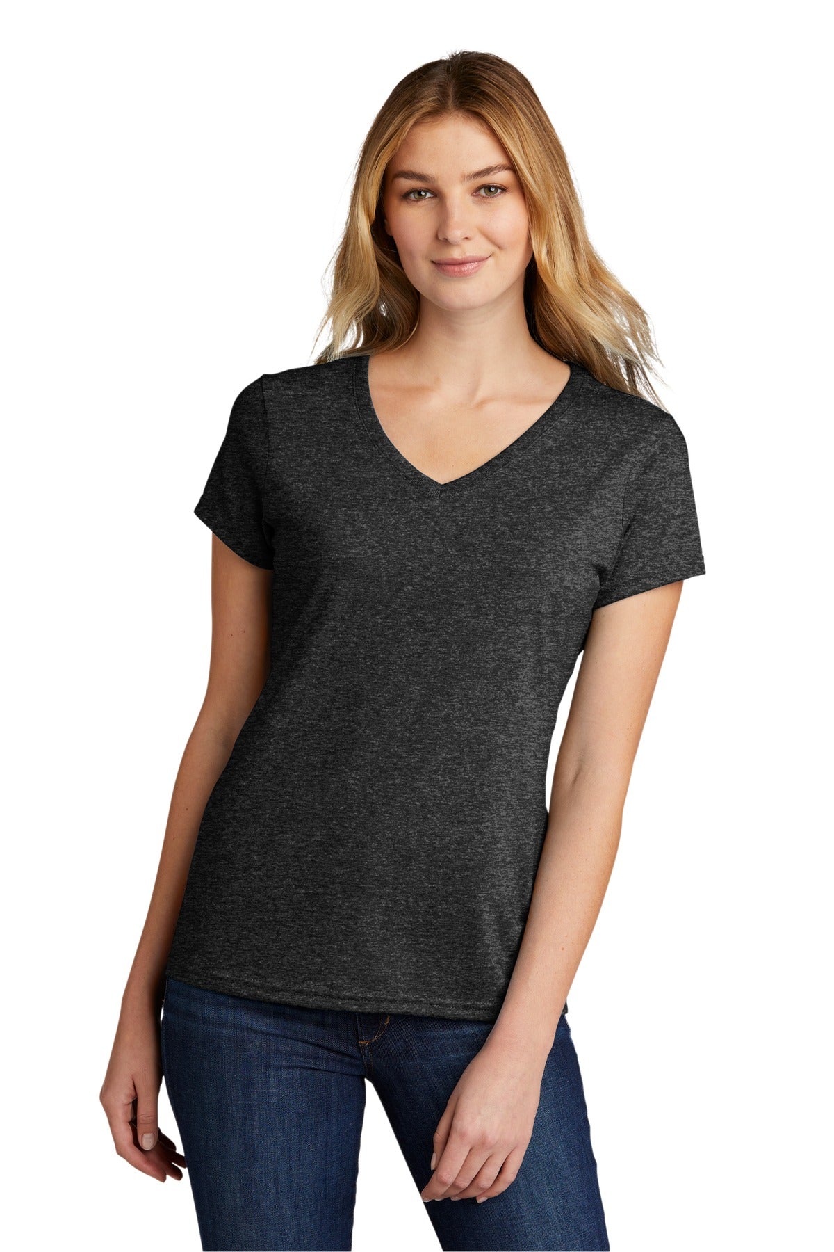 Port & Company LPC330V: Ladies Tri-Blend V-Neck Tee