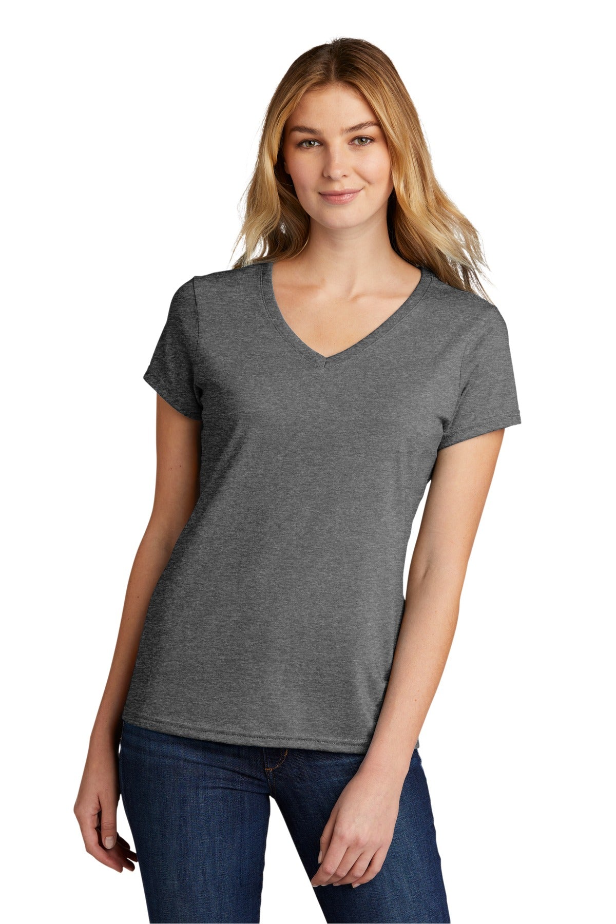 Port & Company LPC330V: Ladies Tri-Blend V-Neck Tee