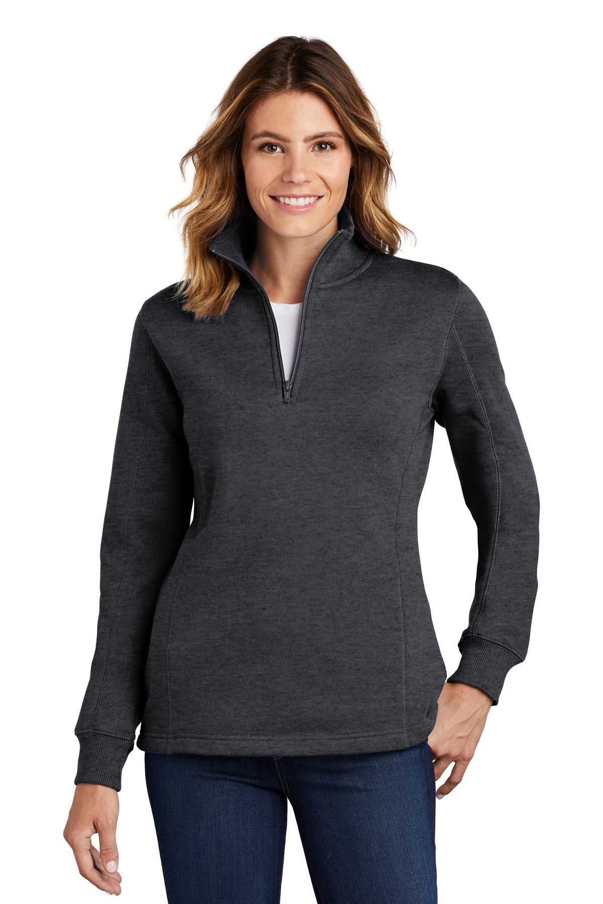 Sport-Tek LST253: Ladies 1/4-Zip Sweatshirt