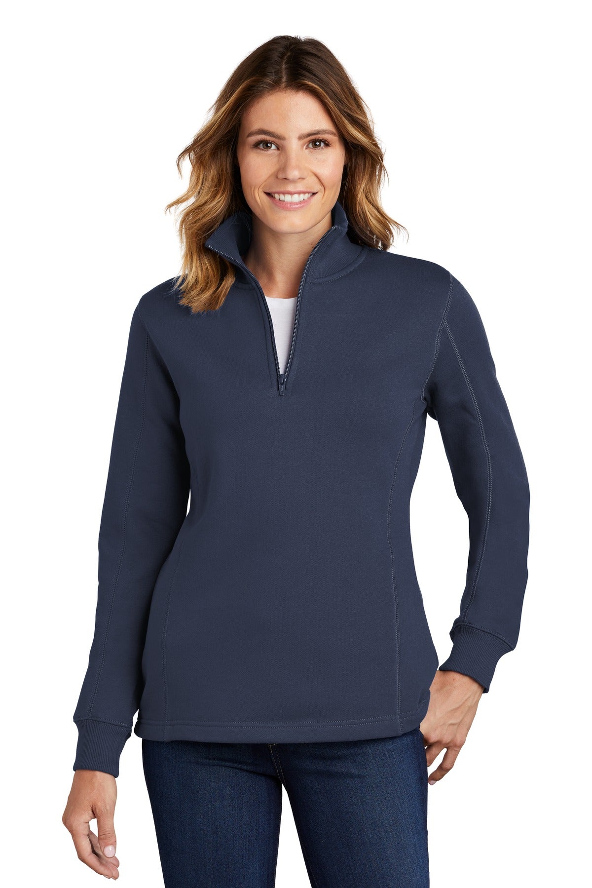 Sport-Tek LST253: Ladies 1/4-Zip Sweatshirt