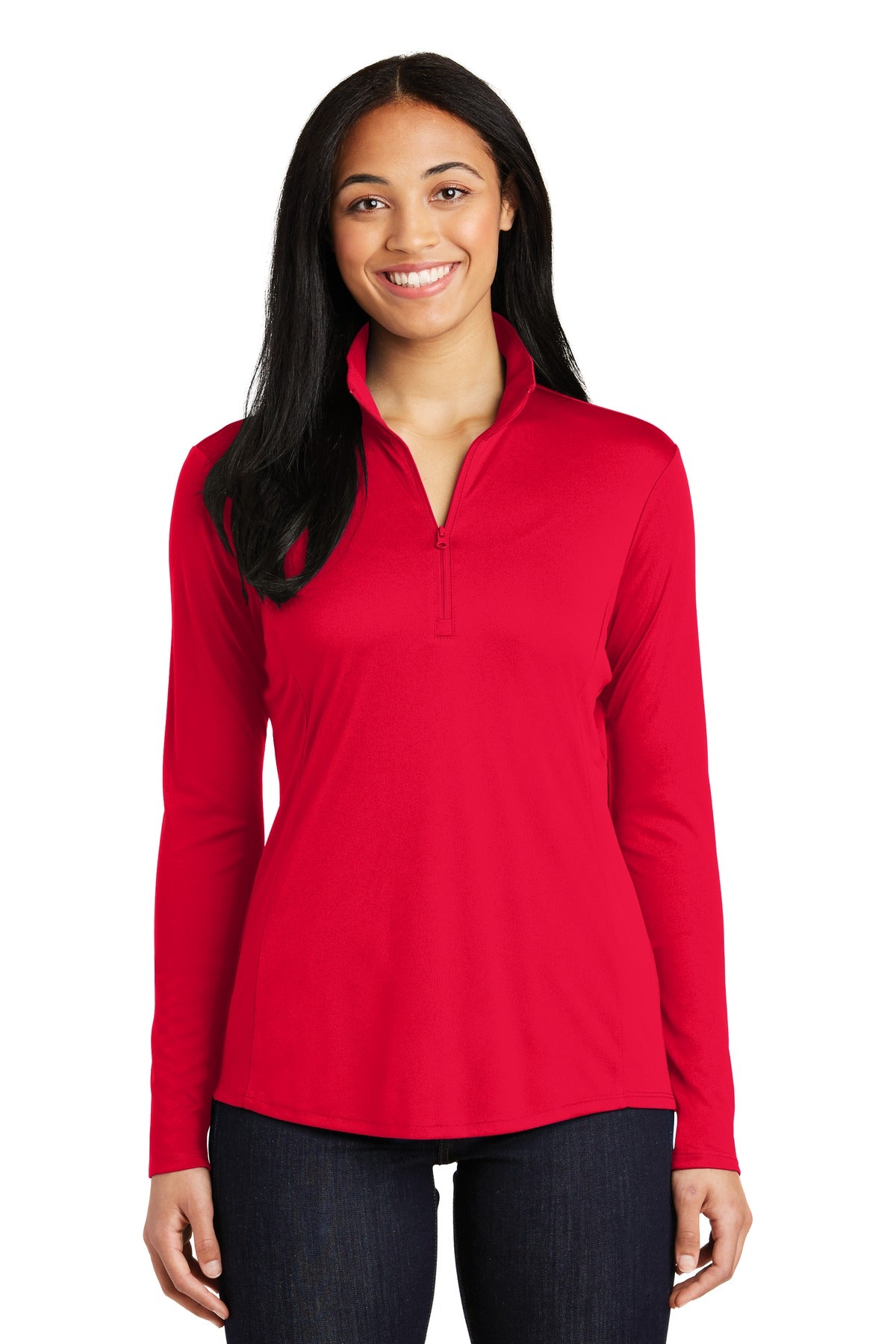Sport-Tek LST357: Ladies PosiCharge Competitor 1/4-Zip Pullover