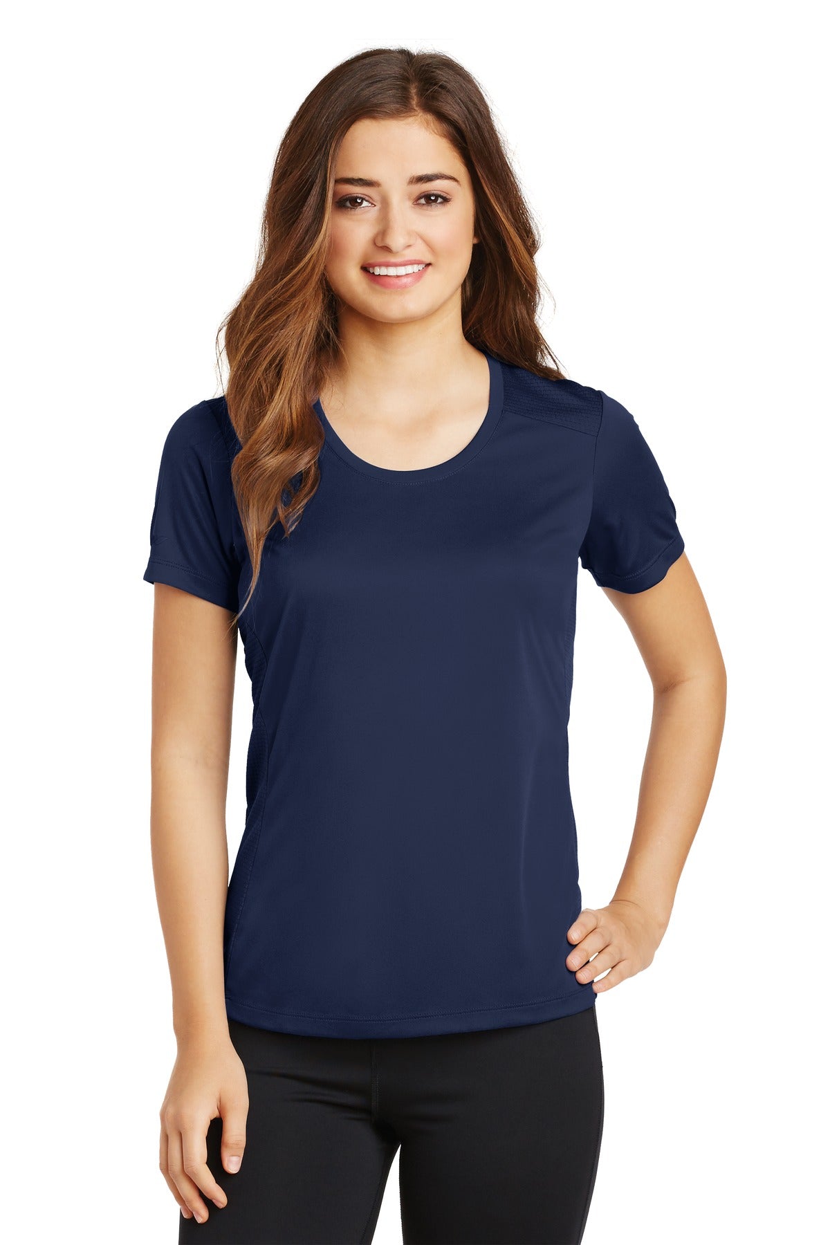Sport-Tek LST380: Ladies PosiCharge Elevate Scoop Neck Tee