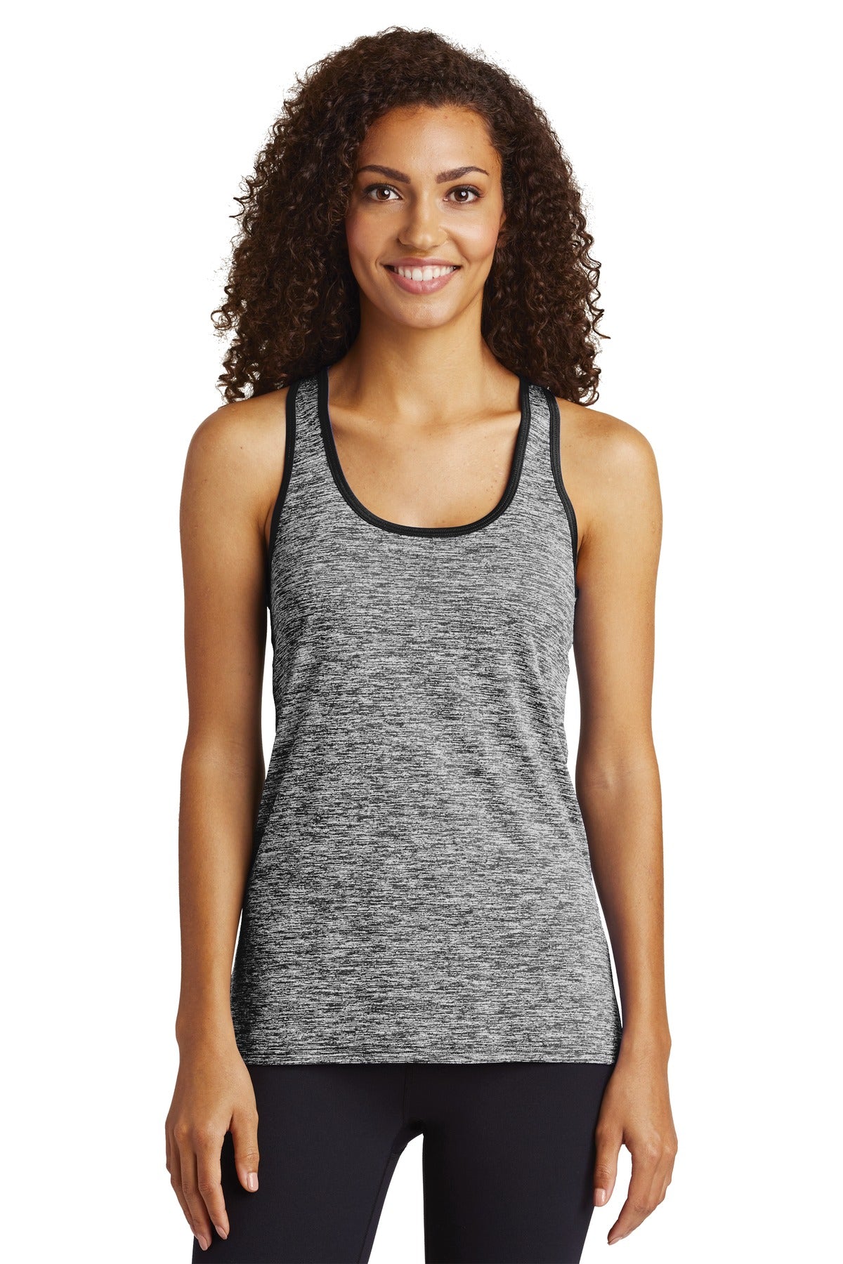 Sport-Tek LST396: Ladies PosiCharge Electric Heather Racerback Tank