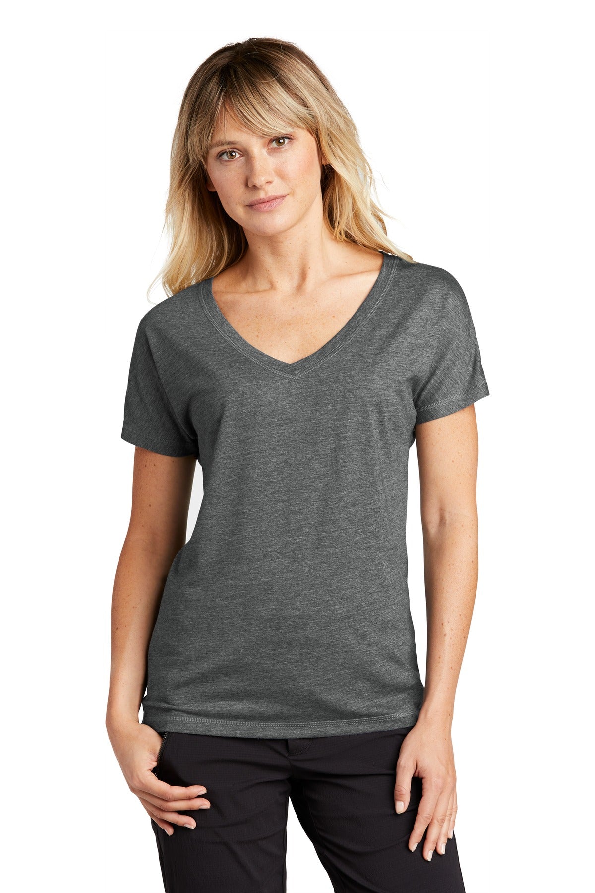 Sport-Tek LST401: Ladies PosiCharge Tri-Blend Wicking Dolman Tee