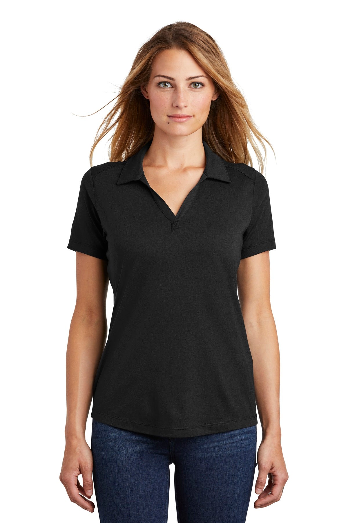 Sport-Tek LST405: Ladies PosiCharge Tri-Blend Wicking Polo
