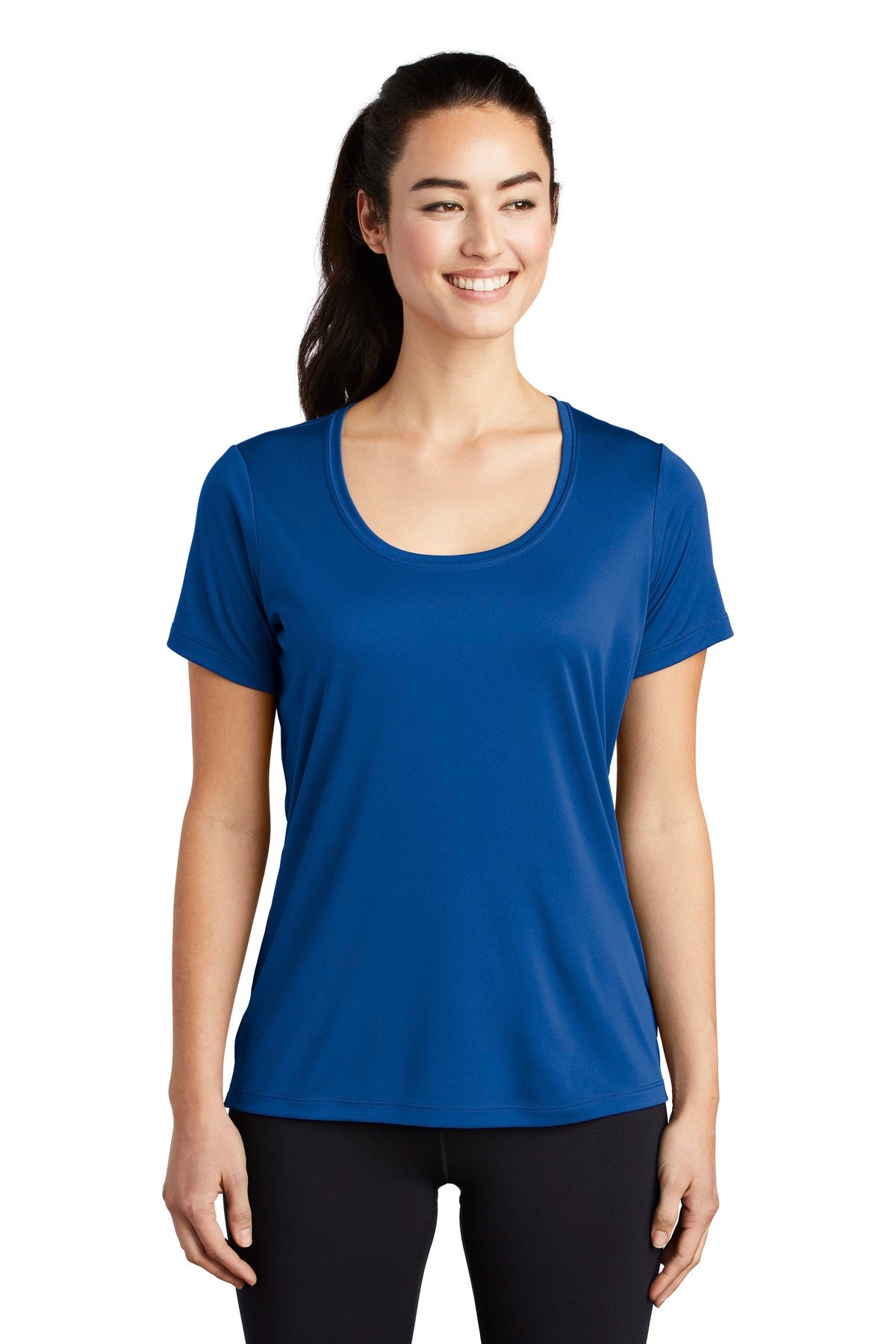 Sport-Tek LST420: Ladies Posi-UV Pro Scoop Neck Tee
