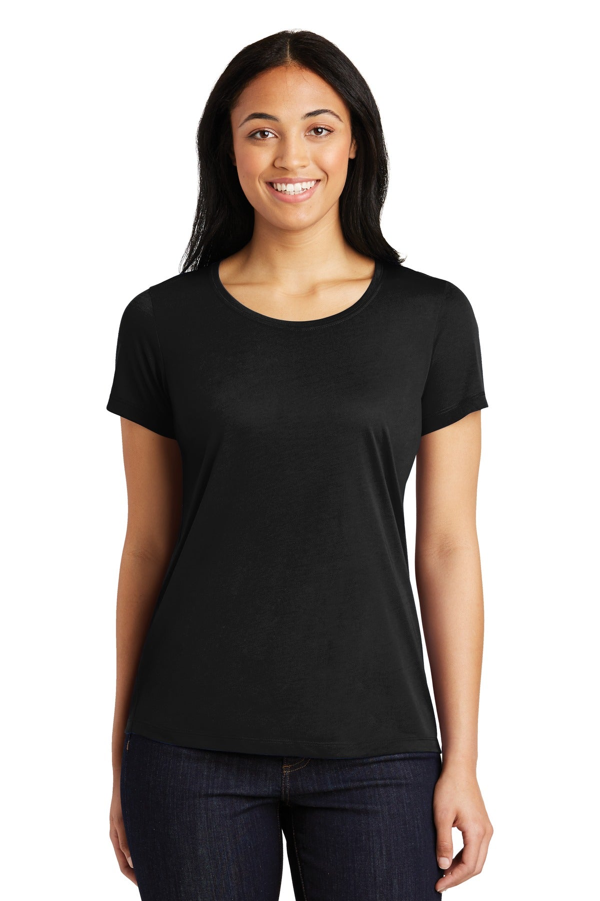 Sport-Tek LST450: Ladies Scoop Neck Tee