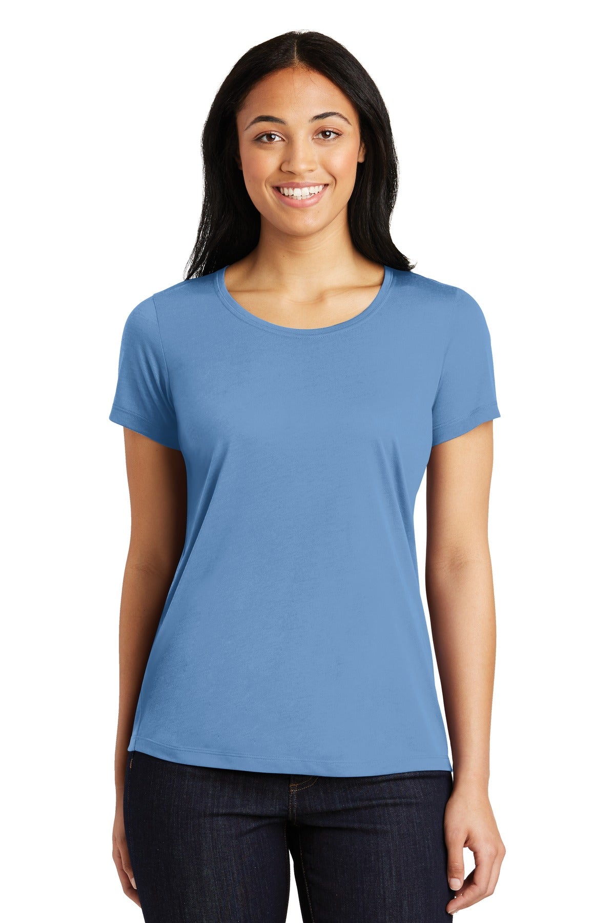 Sport-Tek LST450: Ladies Scoop Neck Tee