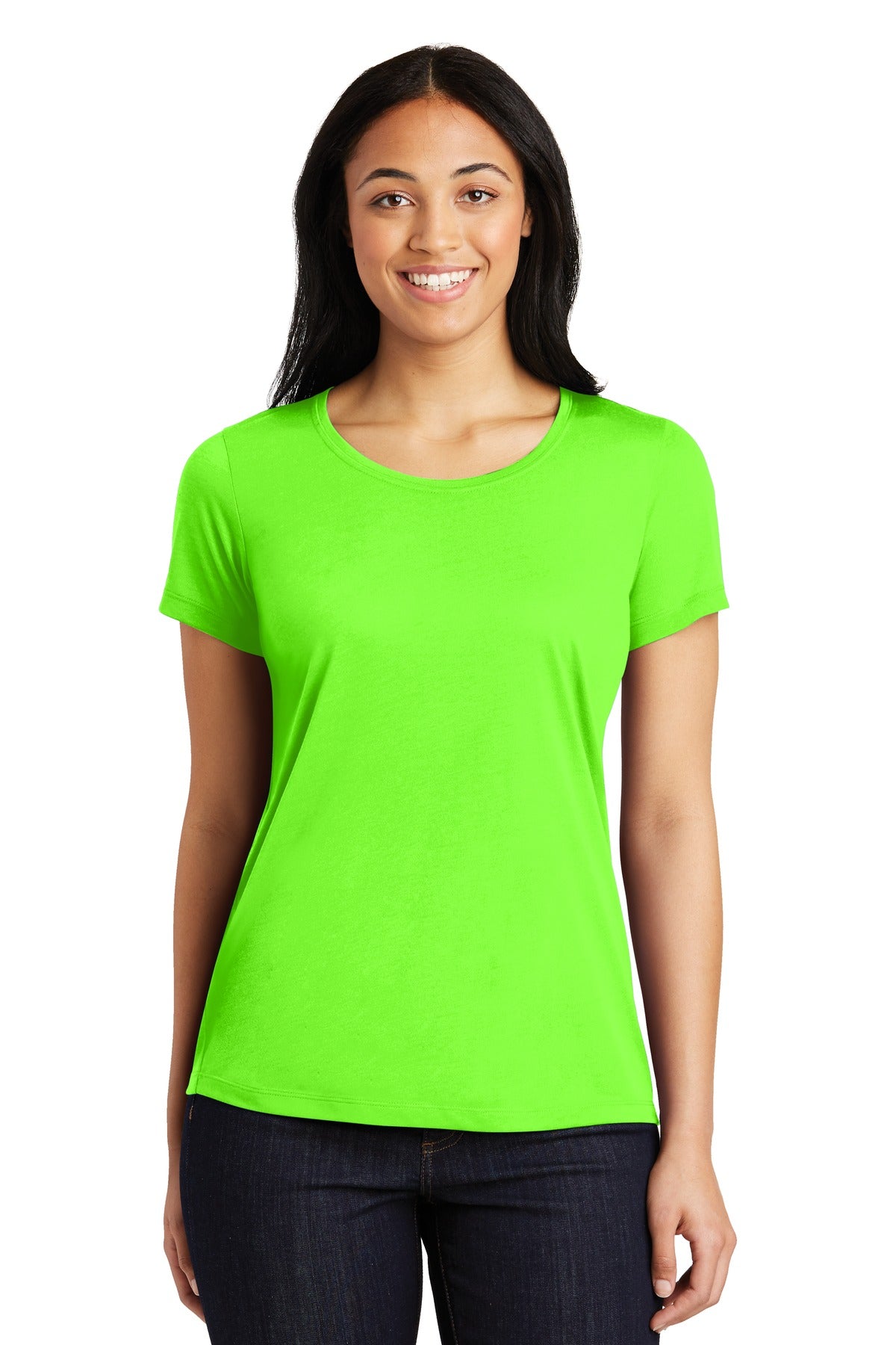 Sport-Tek LST450: Ladies Scoop Neck Tee