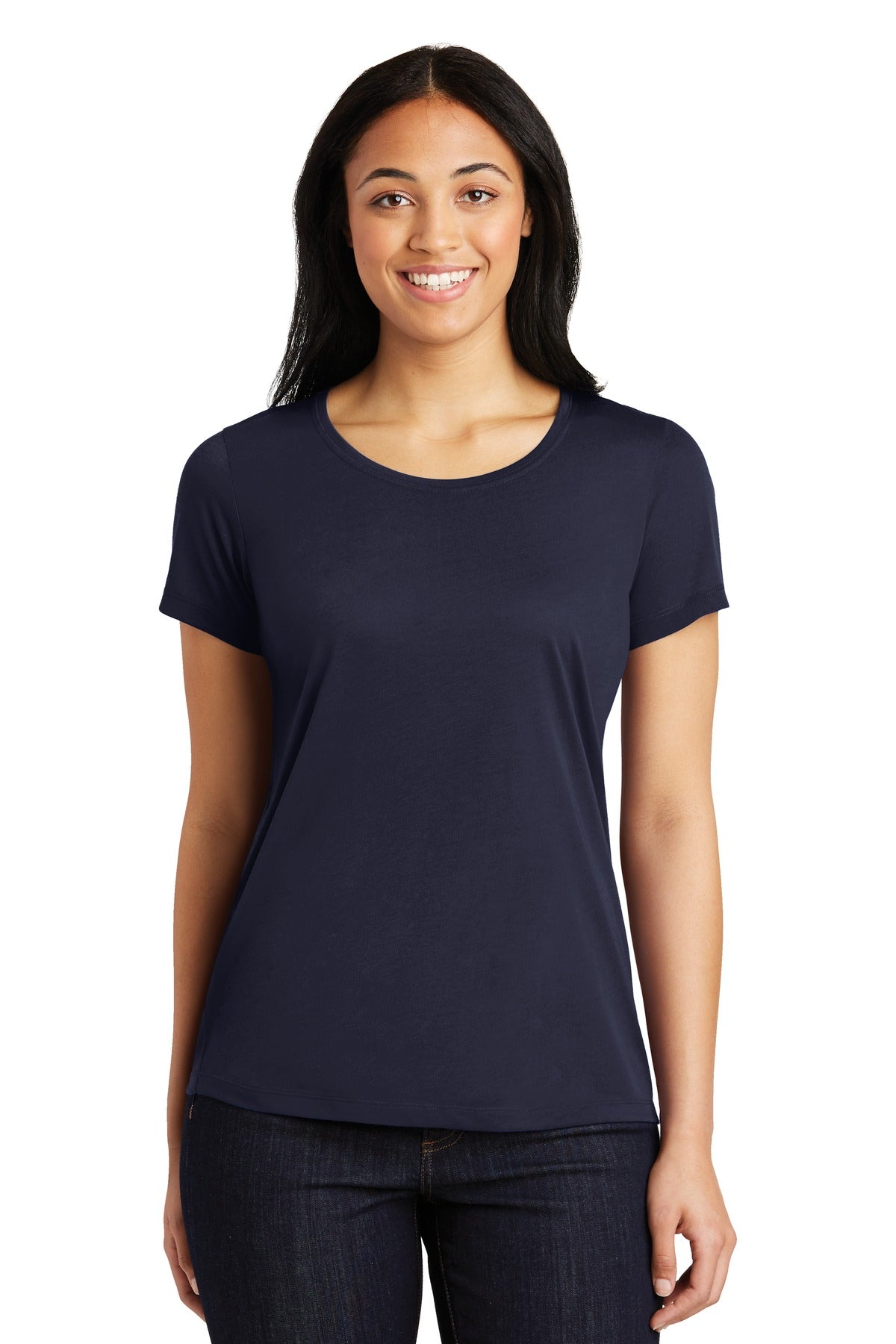 Sport-Tek LST450: Ladies Scoop Neck Tee