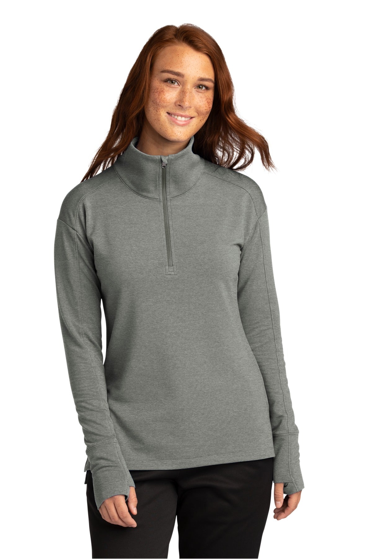 Sport-Tek LST561: Ladies Sport-Wick Flex Fleece 1/4-Zip