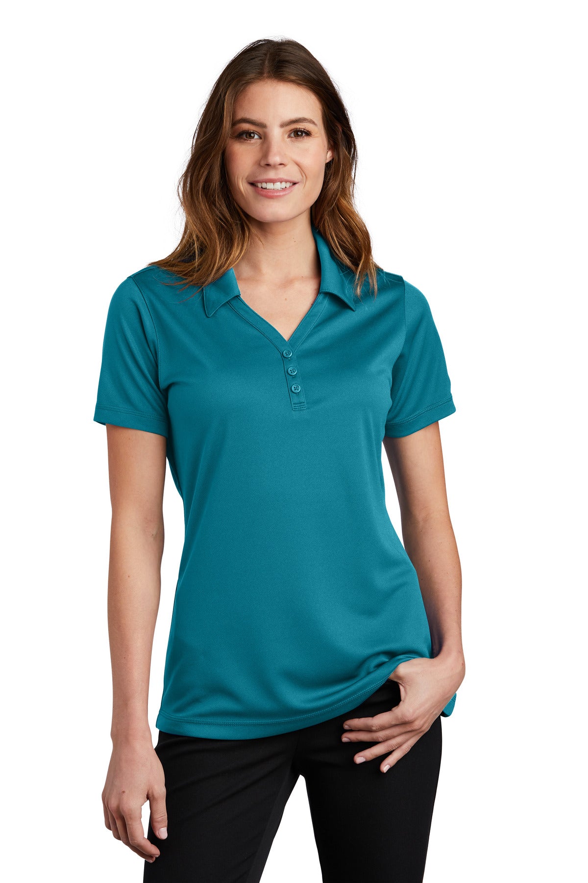Sport-Tek LST680: Ladies PosiCharge Micro-Mesh Polo