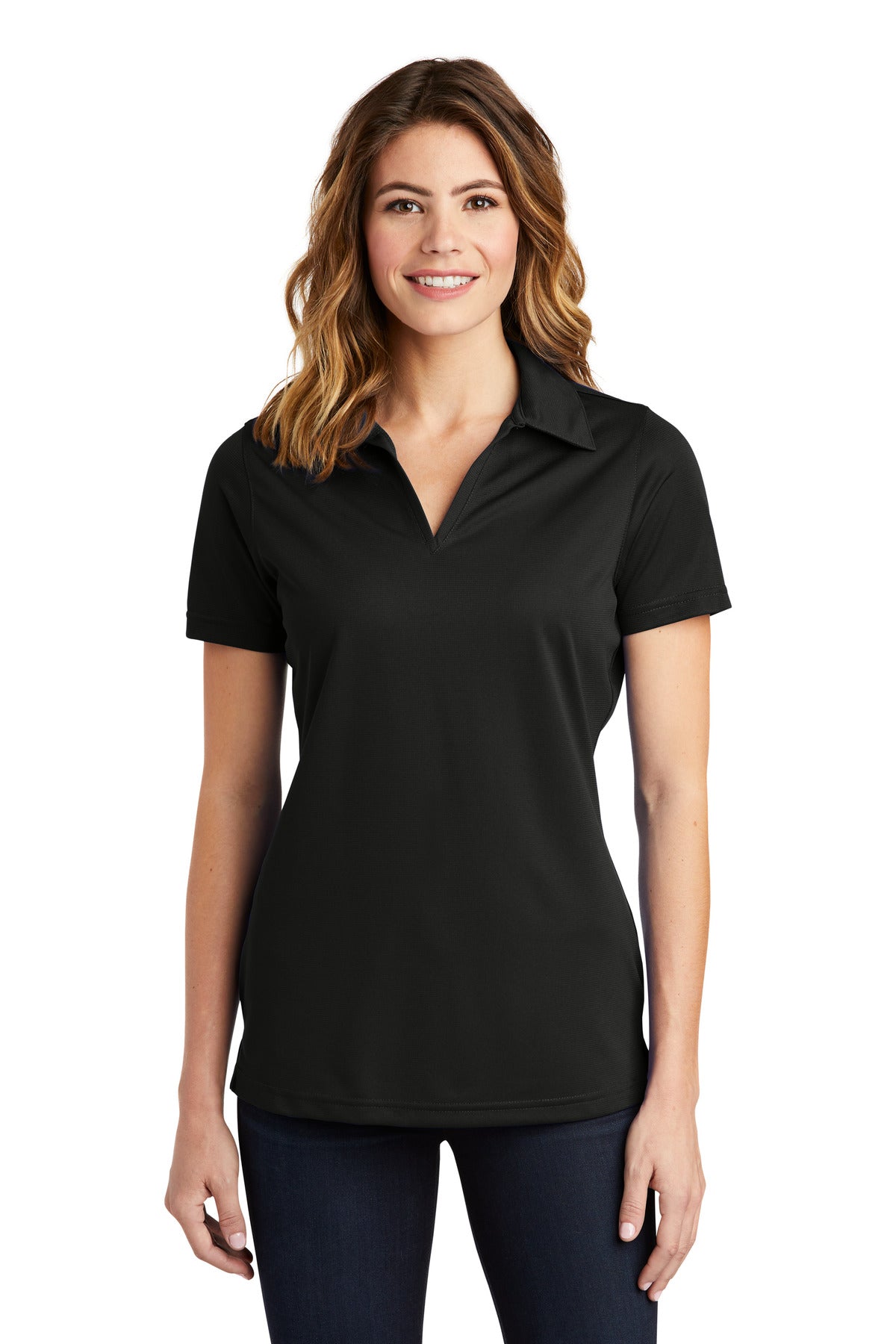 Sport-Tek LST690: Ladies PosiCharge Active Textured Polo