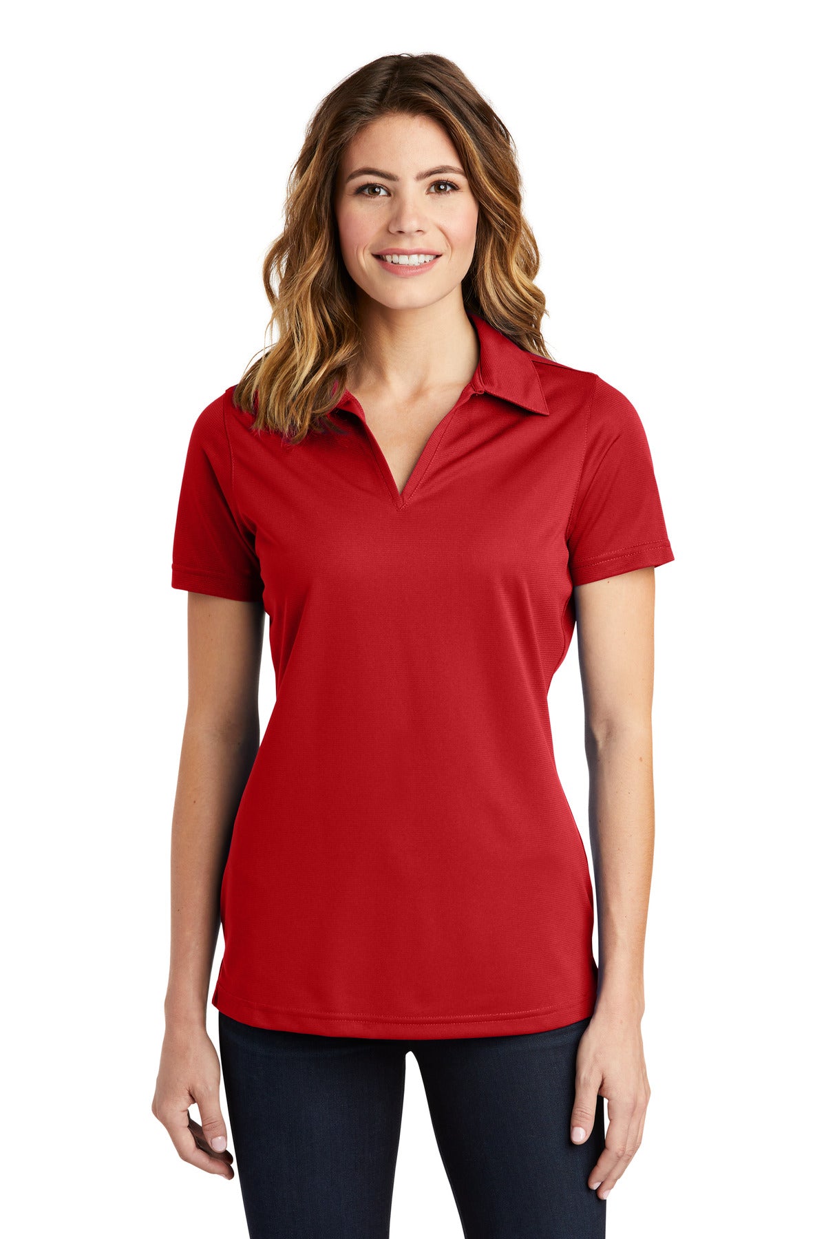 Sport-Tek LST690: Ladies PosiCharge Active Textured Polo