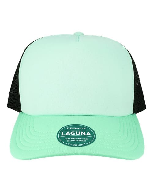 LTA-Laguna Cap in Light Mint/ Dark Mint/ Black