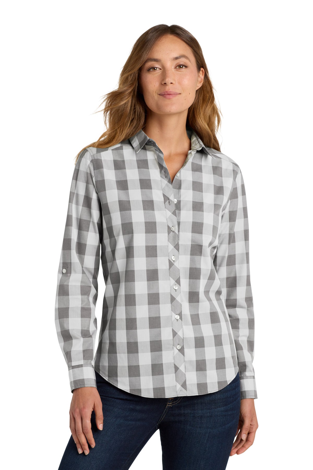 Port Authority  ®  Ladies Everyday Plaid Shirt. LW670