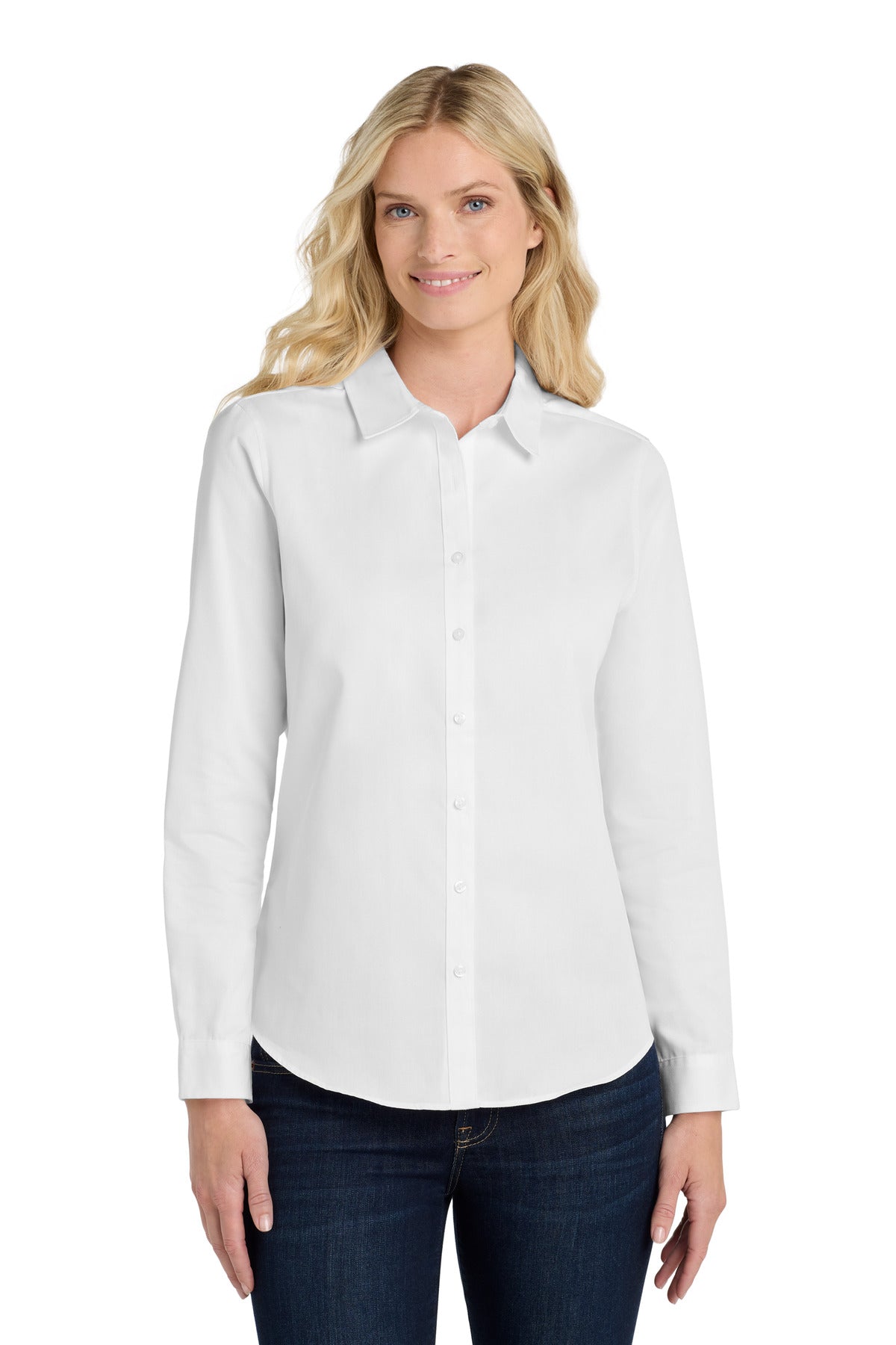 Port Authority ®  Ladies Long Sleeve SuperPro React ™ Twill Shirt. LW808