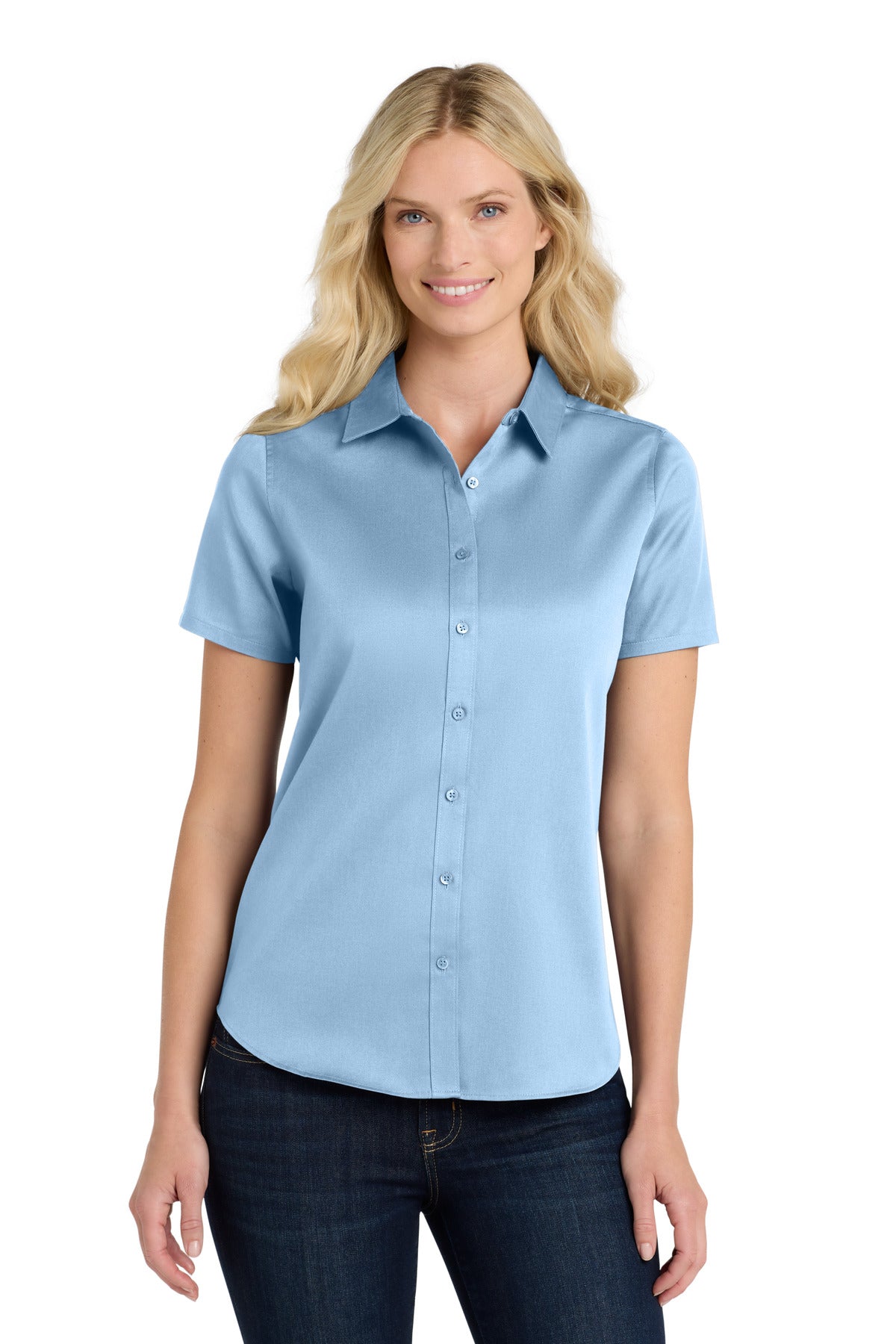 Port Authority ®  Ladies Short Sleeve SuperPro React ™ Twill Shirt. LW809