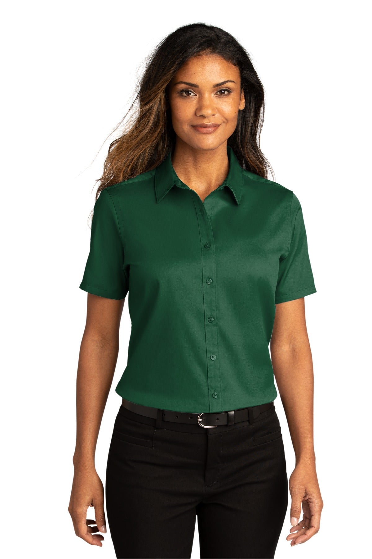 Port Authority ®  Ladies Short Sleeve SuperPro React ™ Twill Shirt. LW809