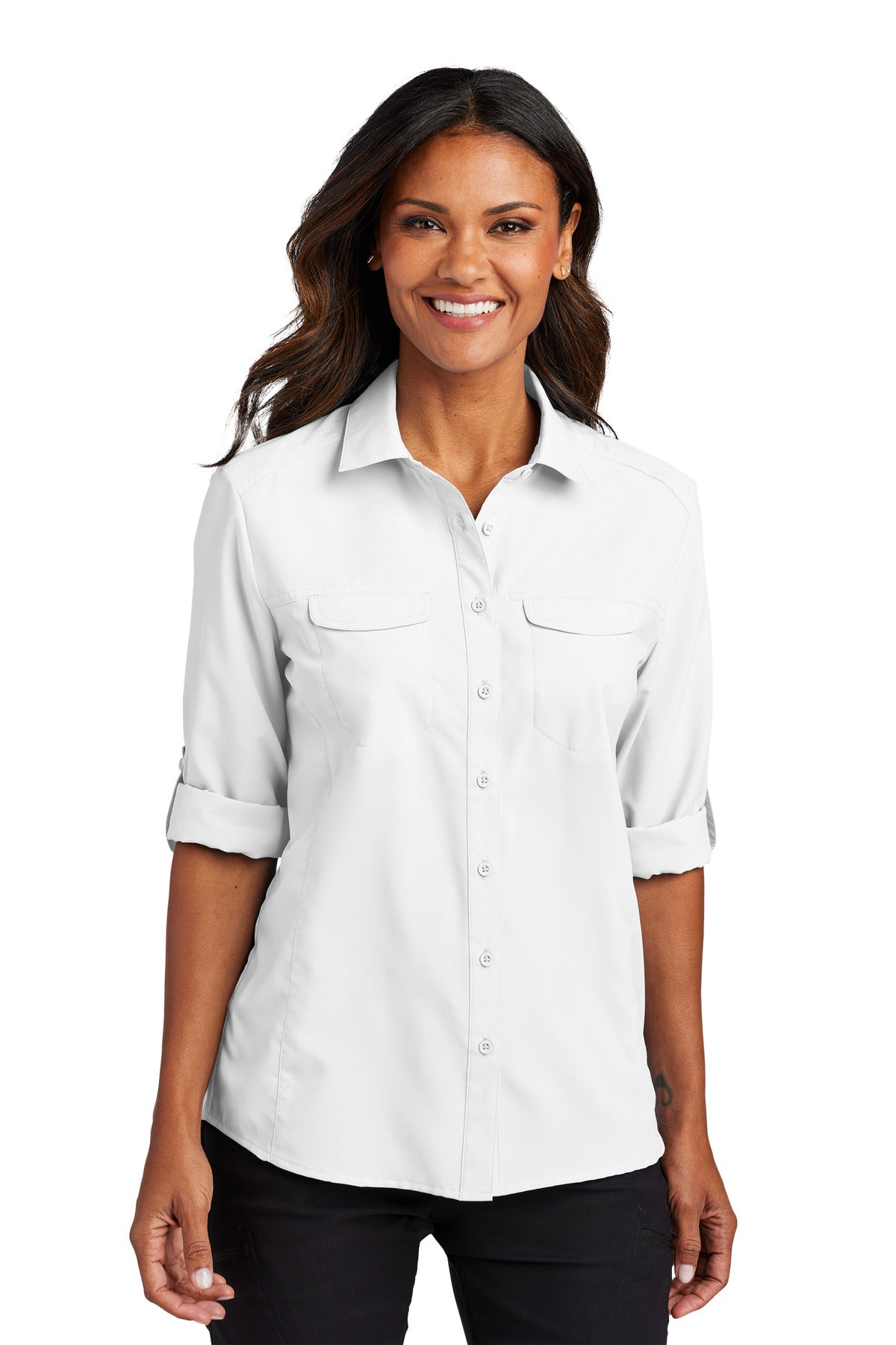 Port Authority LW960: Ladies Long Sleeve UV Daybreak Shirt