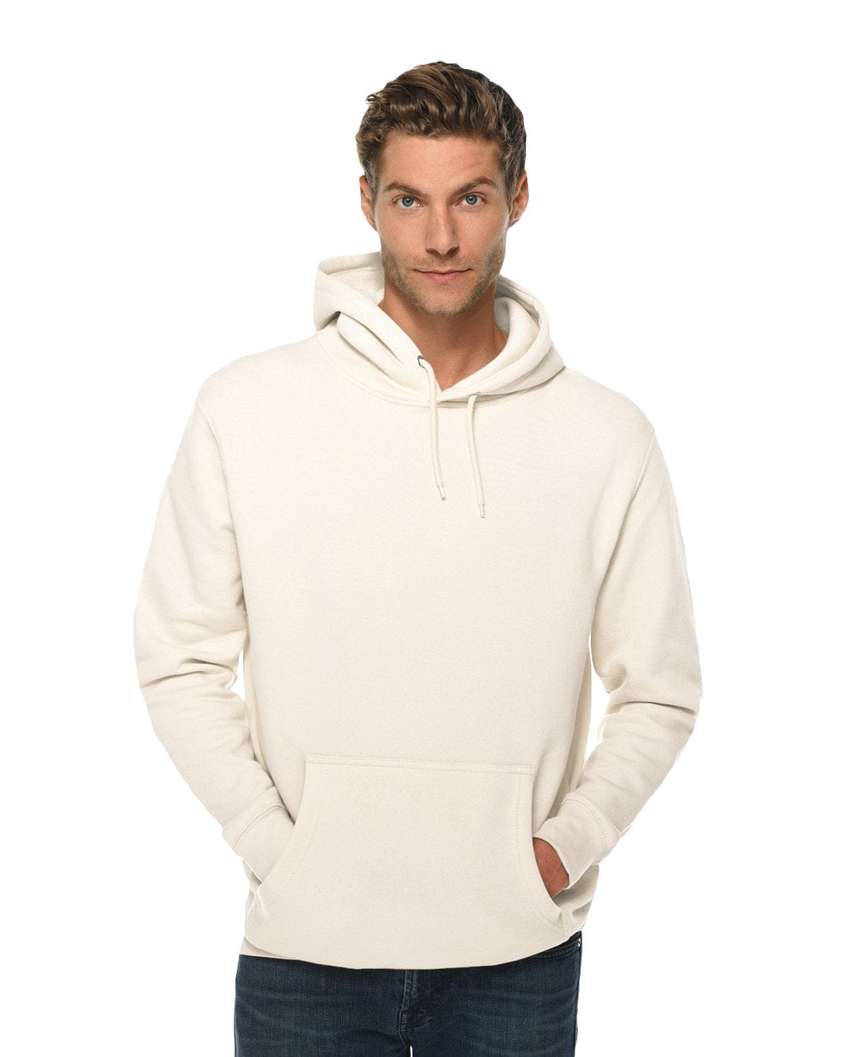 Lane Seven Sweatshirts/Fleece XS / Sandshell Lane Seven LS14001 Unisex Premium Pullover Hooded Sweatshirt