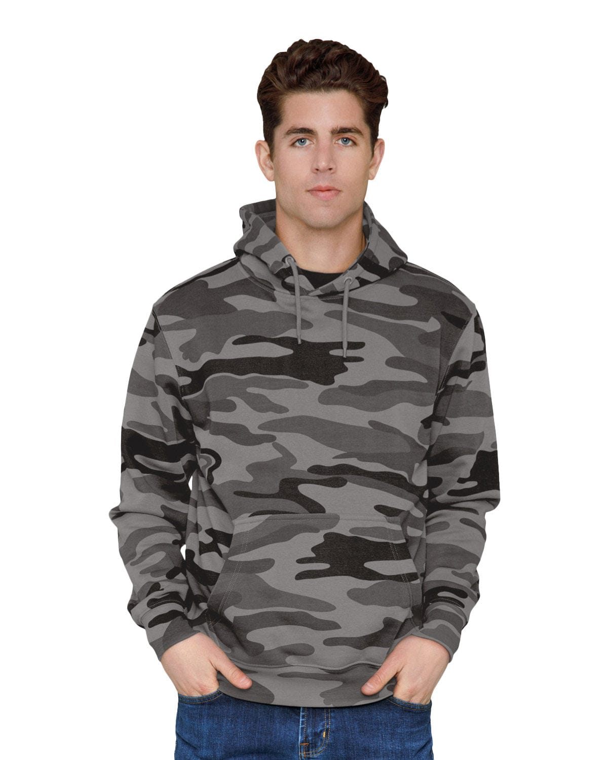 Lane Seven Sweatshirts/Fleece XS / Slate Camo Lane Seven LS14001 Unisex Premium Pullover Hooded Sweatshirt