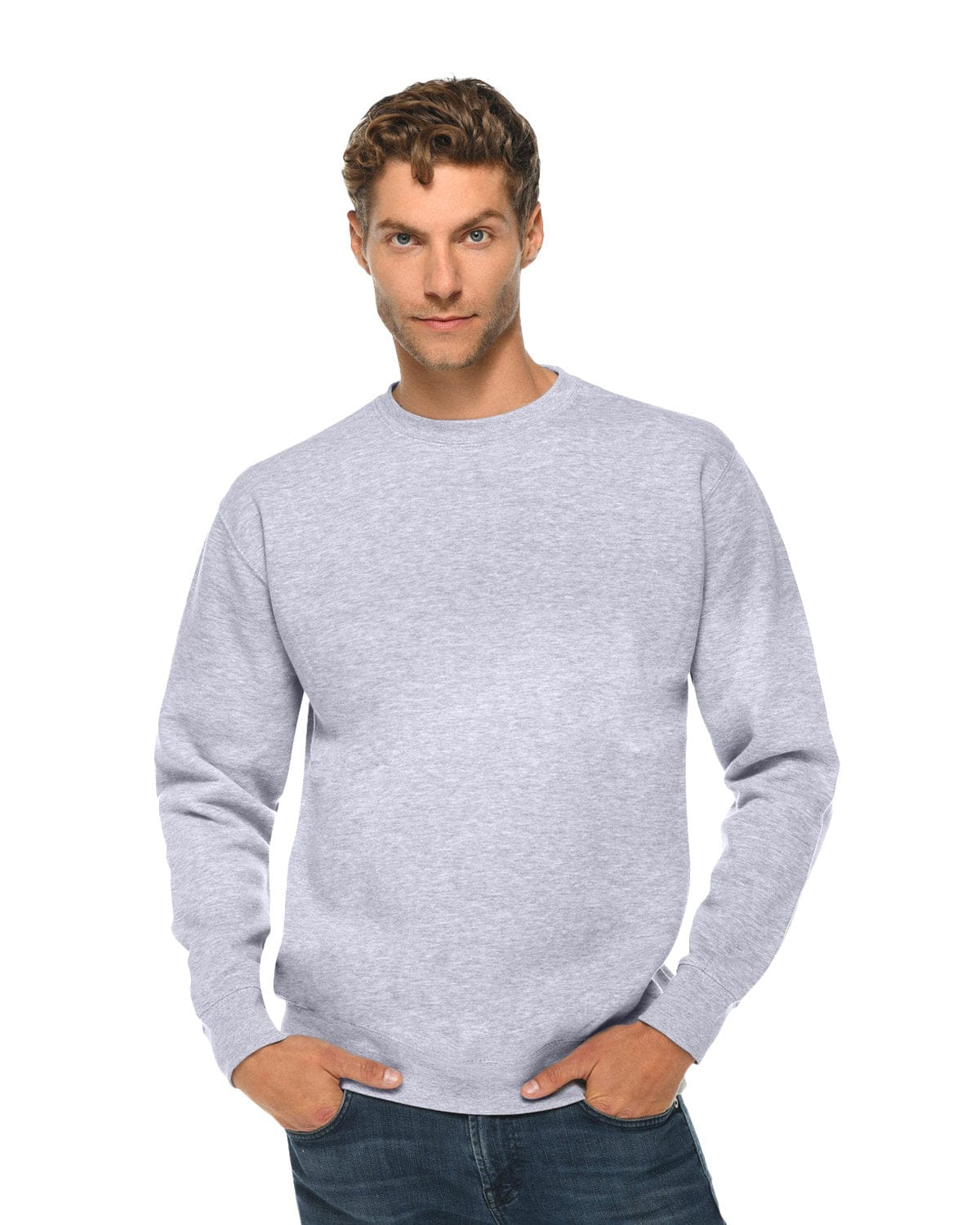 Lane Seven Sweatshirts/Fleece XS / Heather Grey Lane Seven LS14004 Unisex Premium Crewneck Sweatshirt